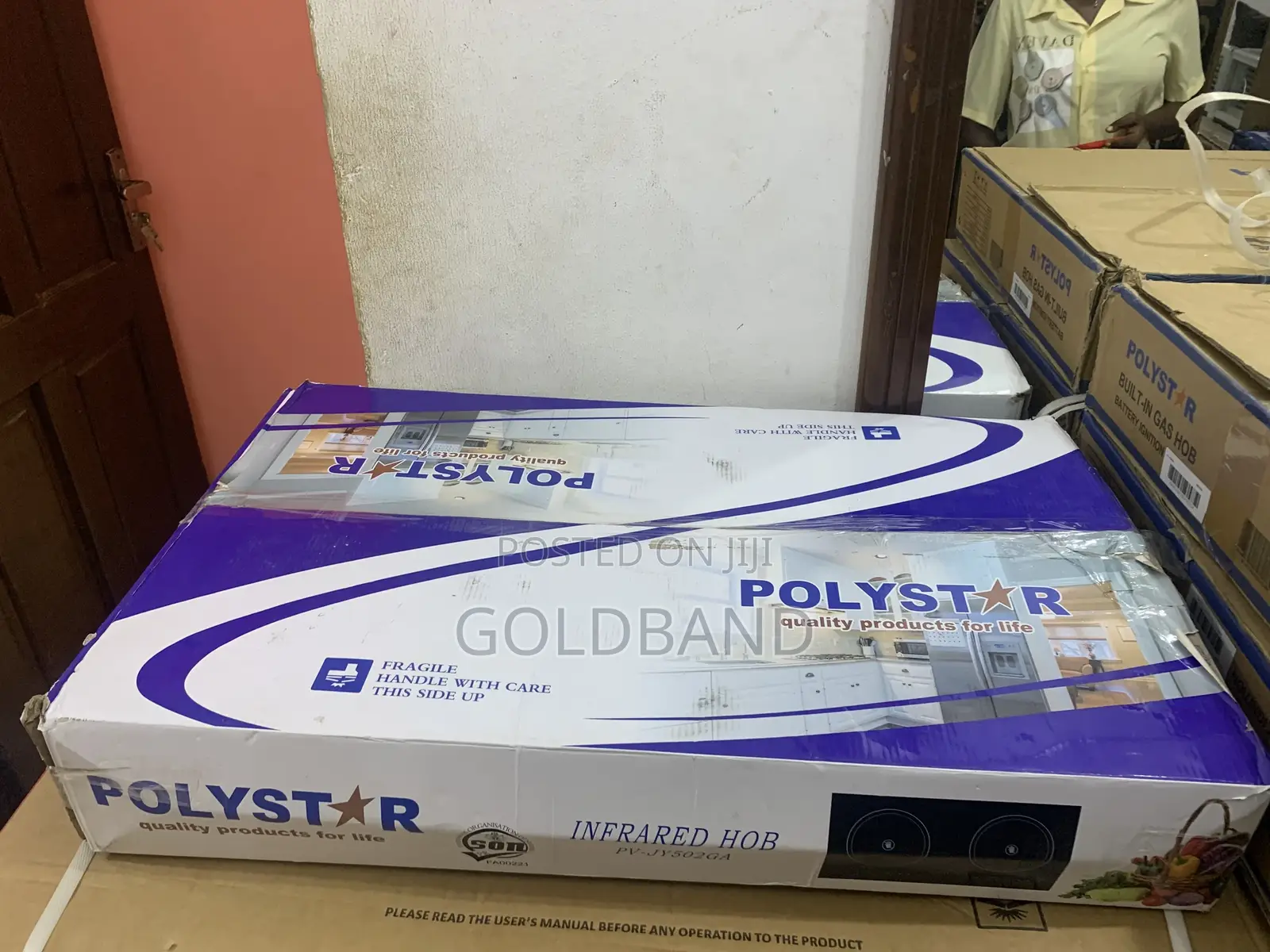 Polystar 2-Burner Hob–Infrared Burners, Sleek Compact Design