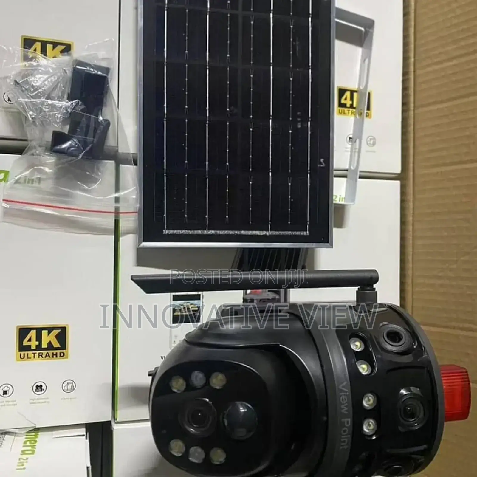 4g Triple Lens Solar Camera