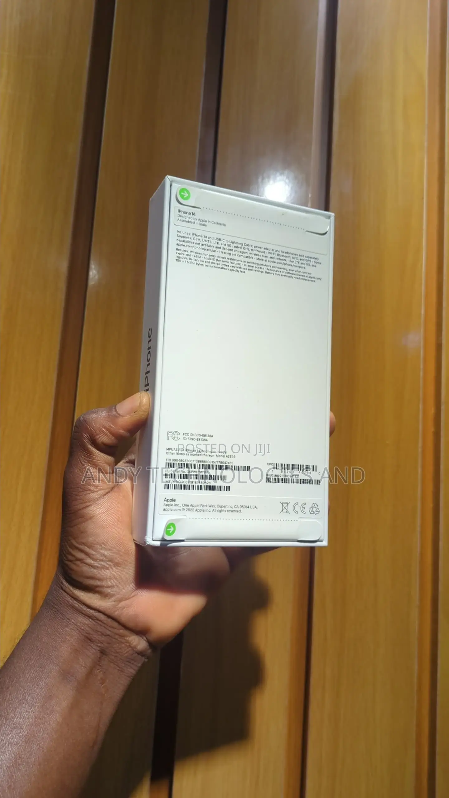 New Apple iPhone 14 128 GB Black