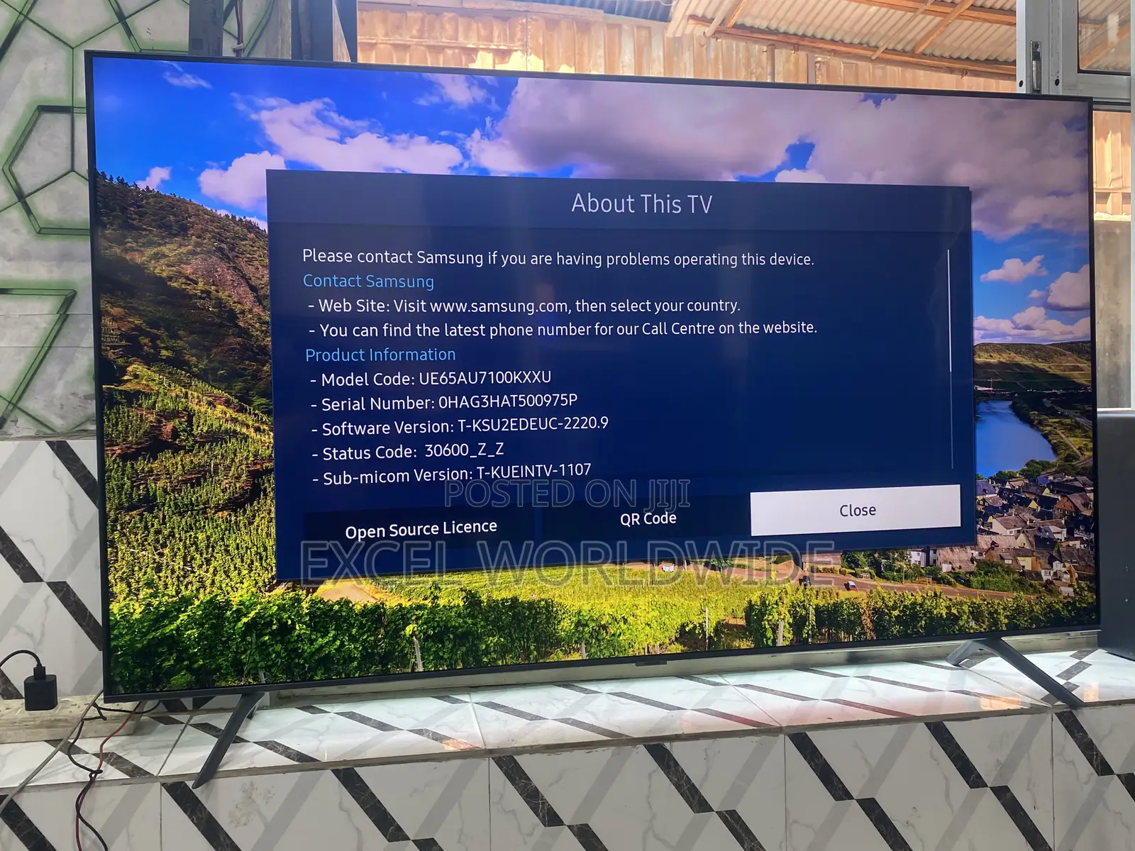 Superb 65” Samsung Crystal Uhd Smart Tv With Hdr10+