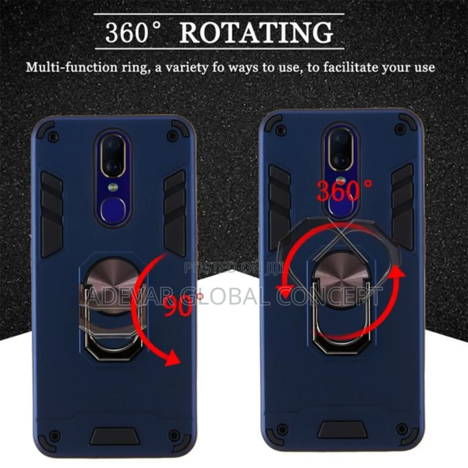 Oppo F11 A9 Armour Series Pc + Tpu Case Phone Pouch
