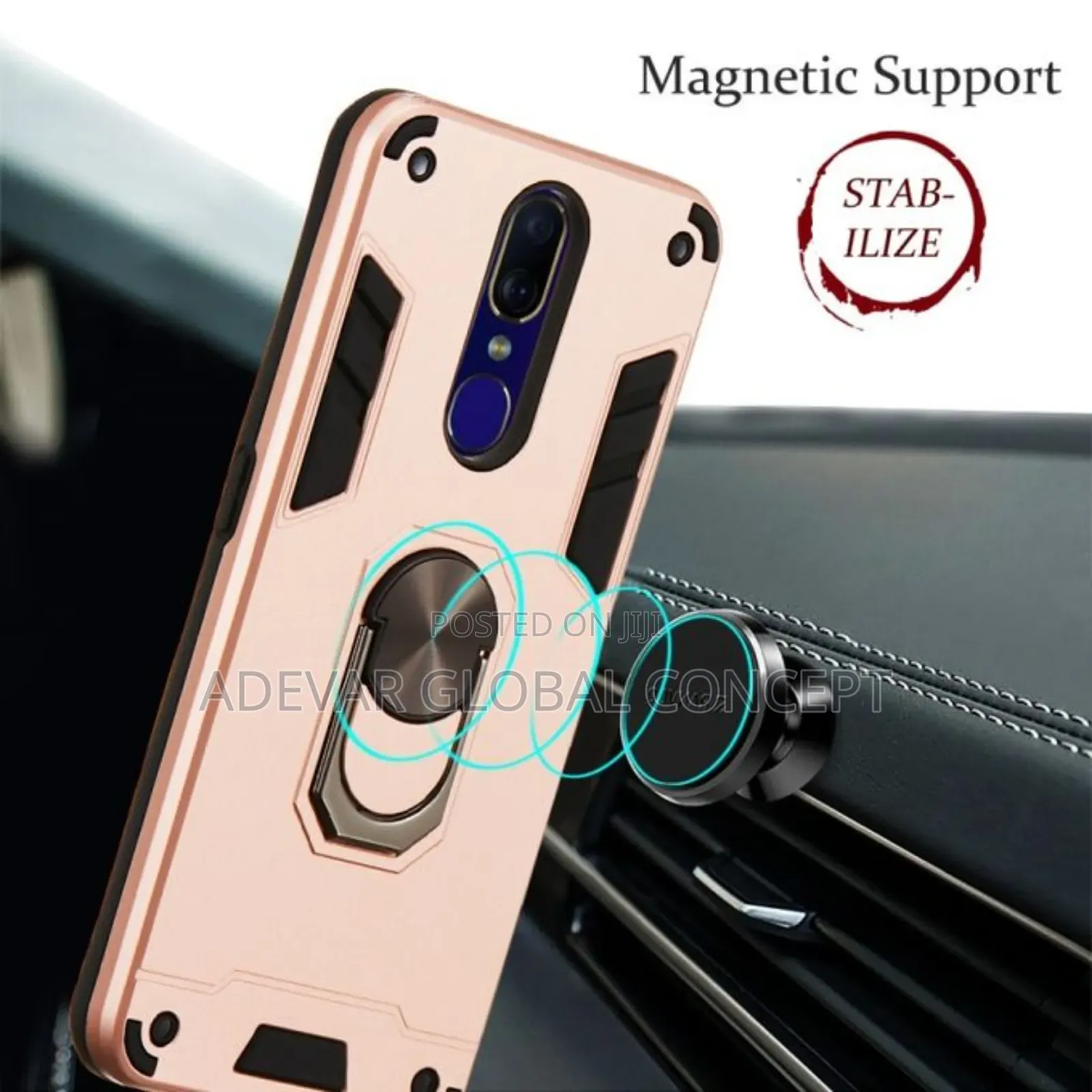 Oppo F11 A9 Armour Series Pc + Tpu Case Phone Pouch