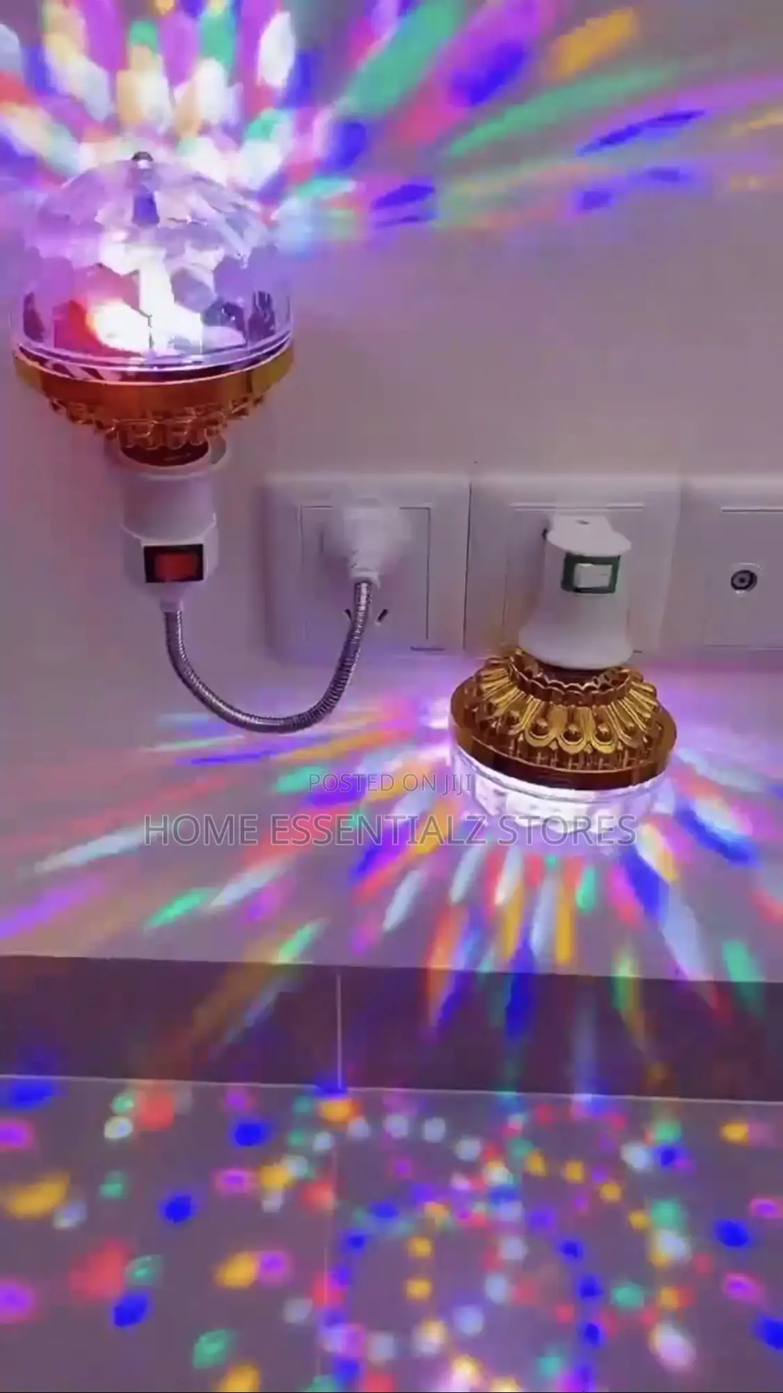 Mini Led Disco Ball Light With Flexible Gooseneck And Control Switch