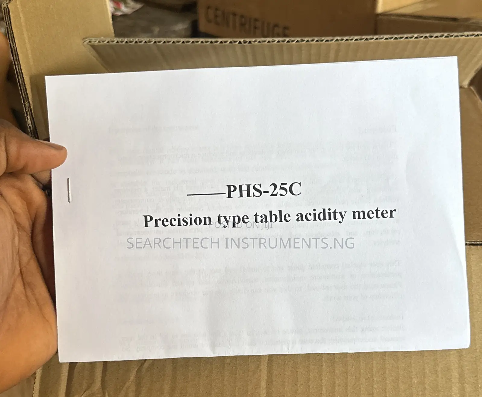 Ph Meter Table Top PHS-25c