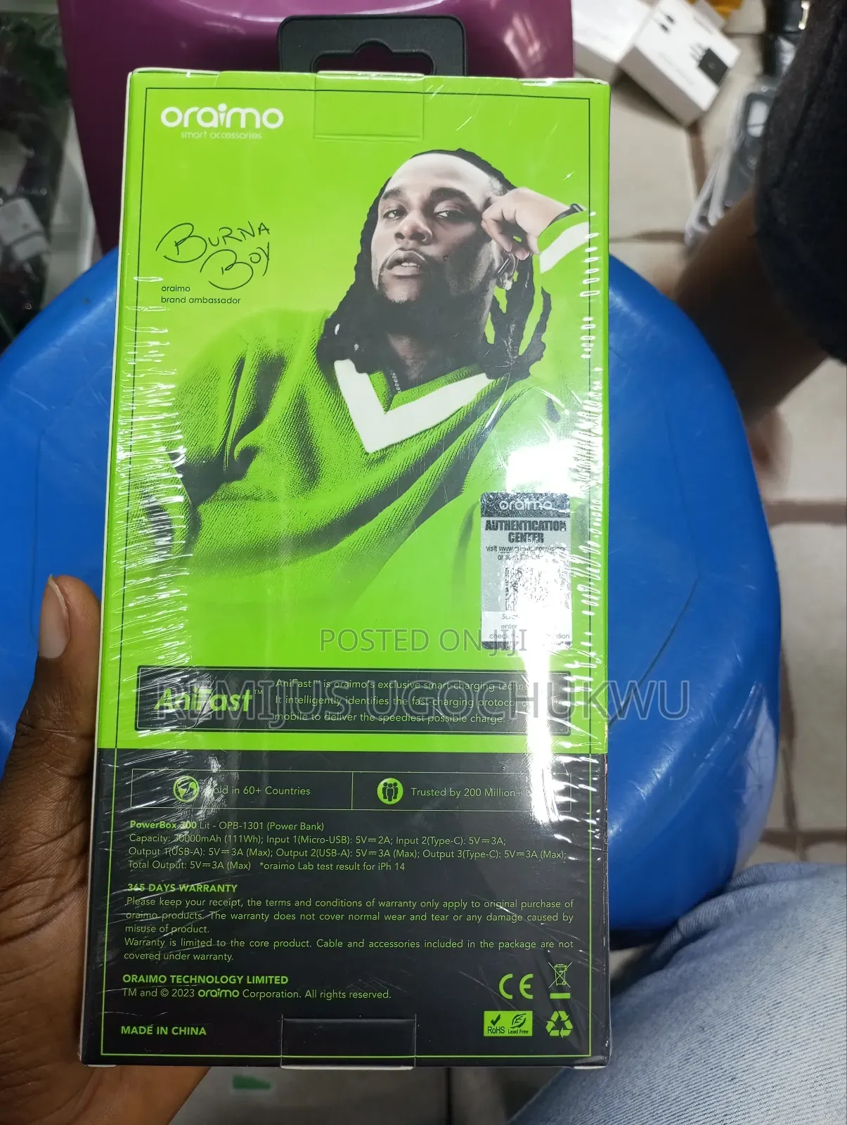 Oraimo Power Bank 30,000 Mah