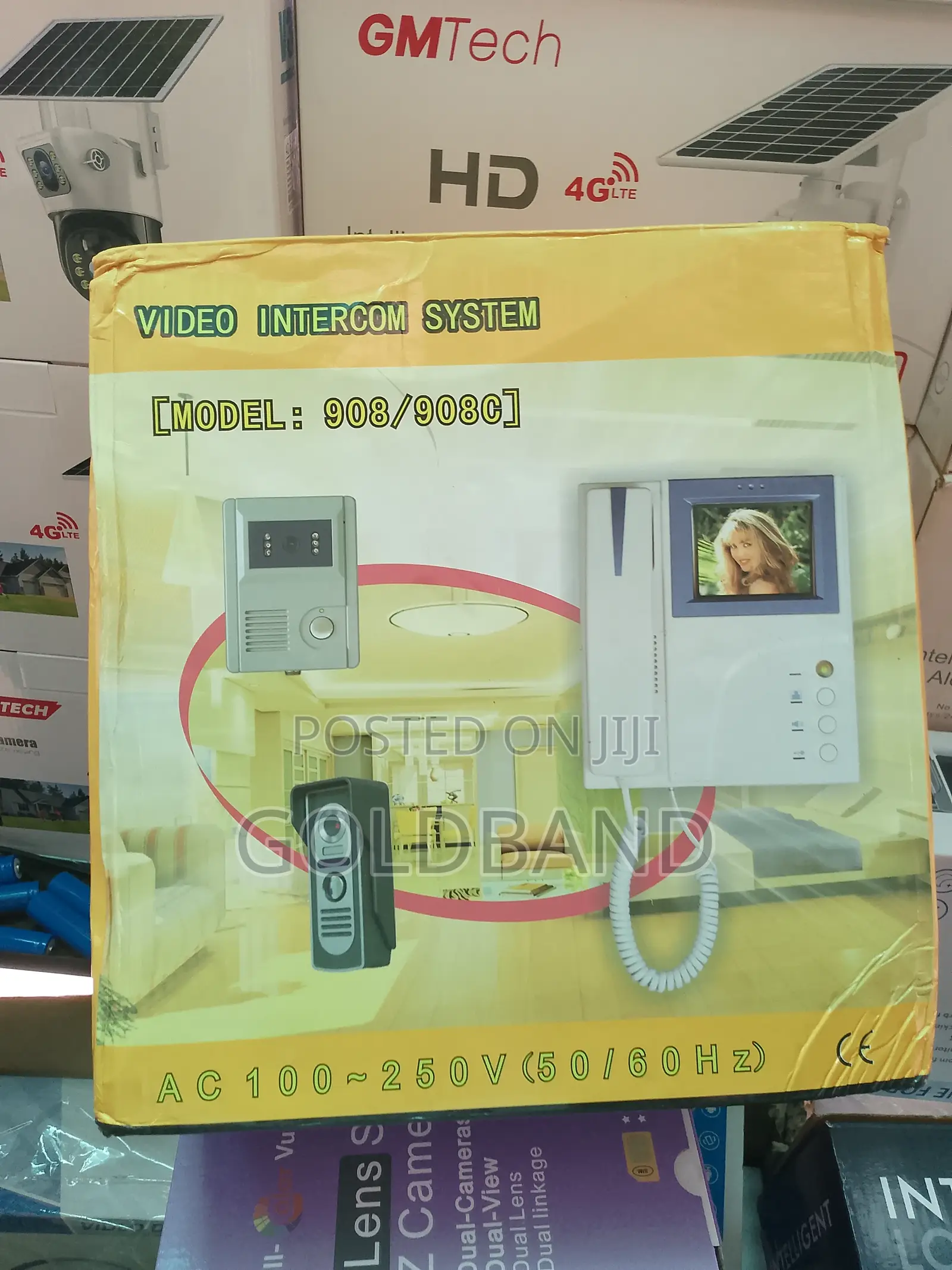 Wireless Video Intercom With Doorbell Camera