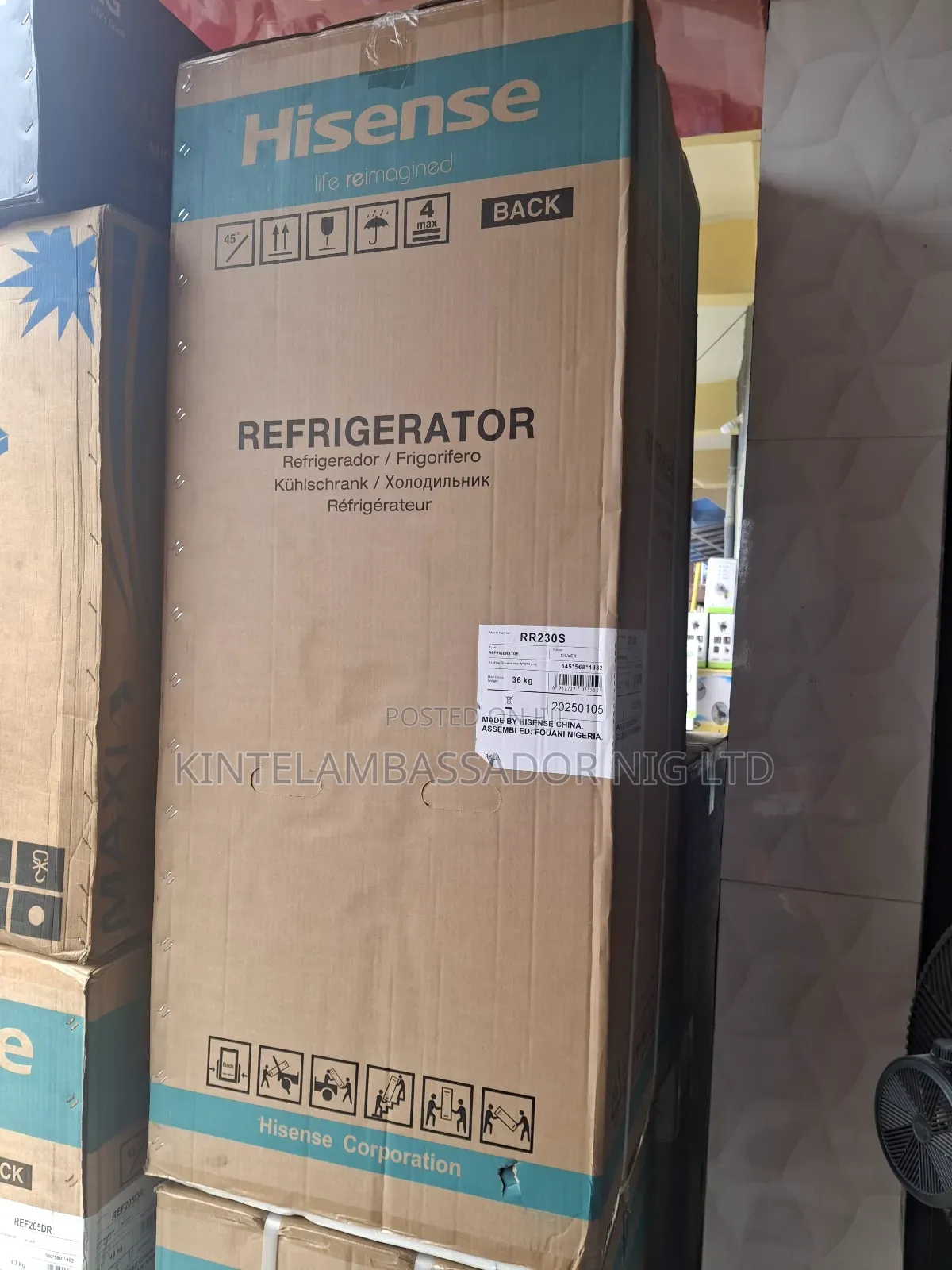 Hisense Refrigerator- Rd230rsd - 176l