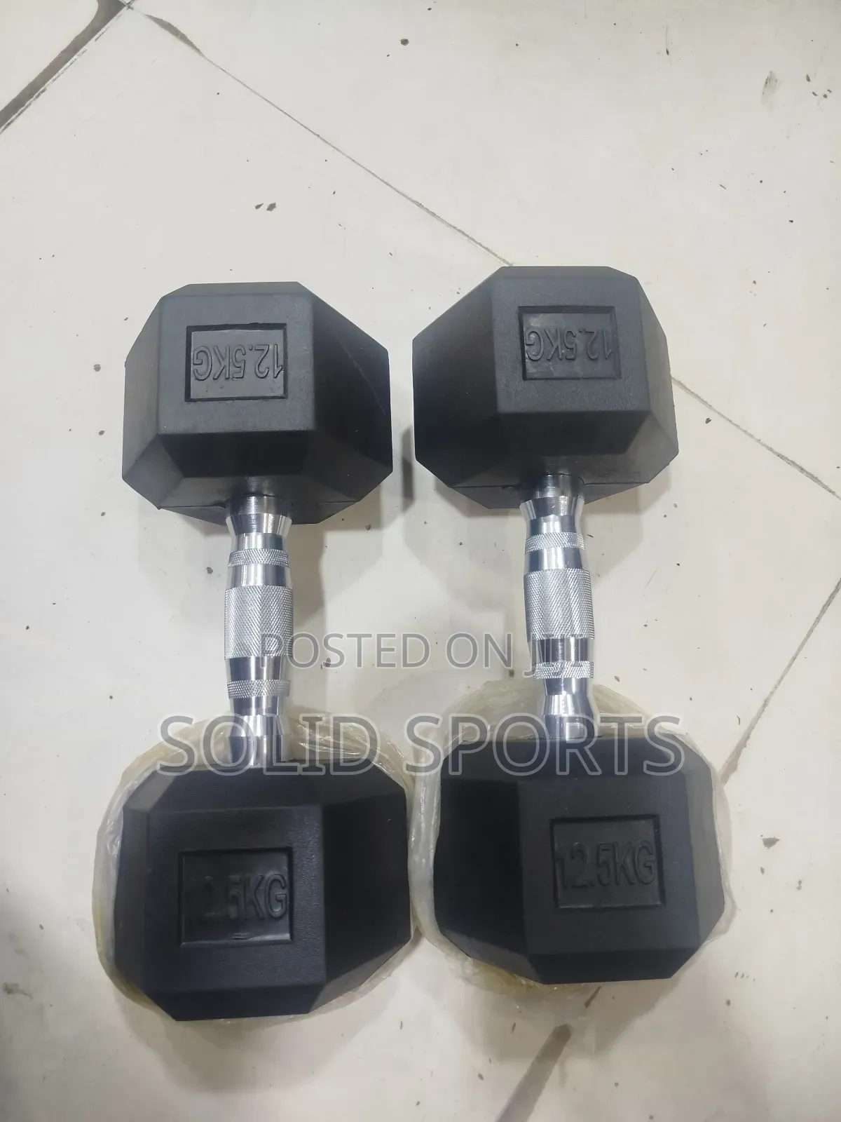 Hexagon Dumbbells 12.5kg