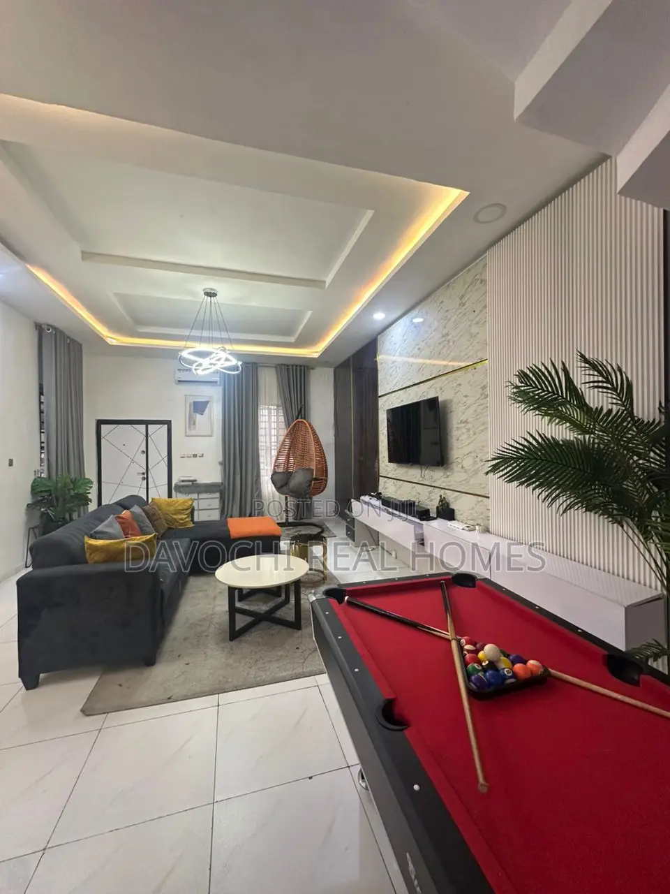 Furnished 3bdrm Duplex in Orchid Road, Lekki Phase 2 for rent