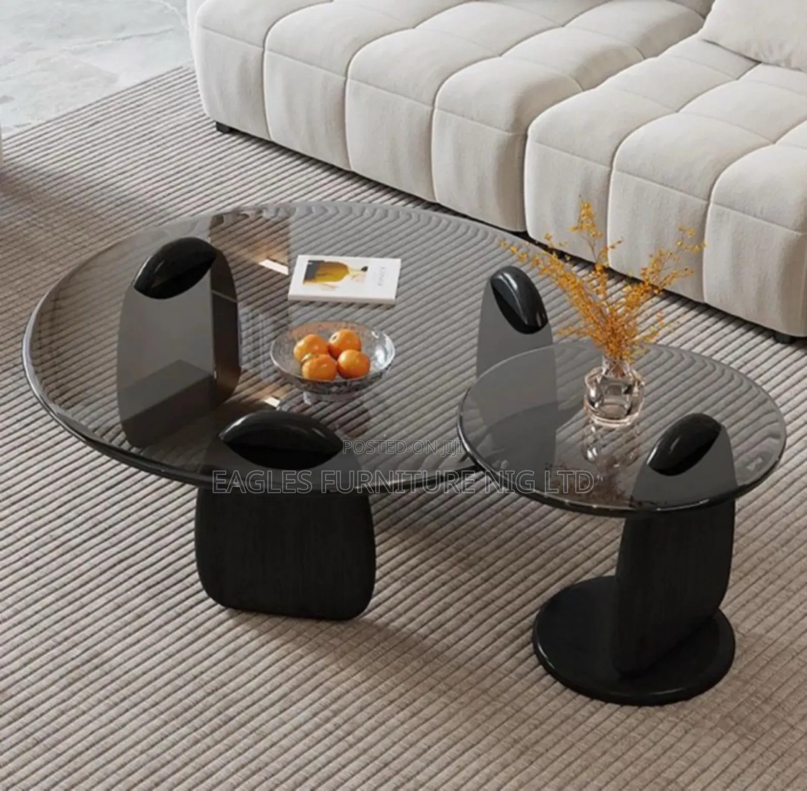 Luxury and Quality 2 in 1 Tampered Glass Center Table