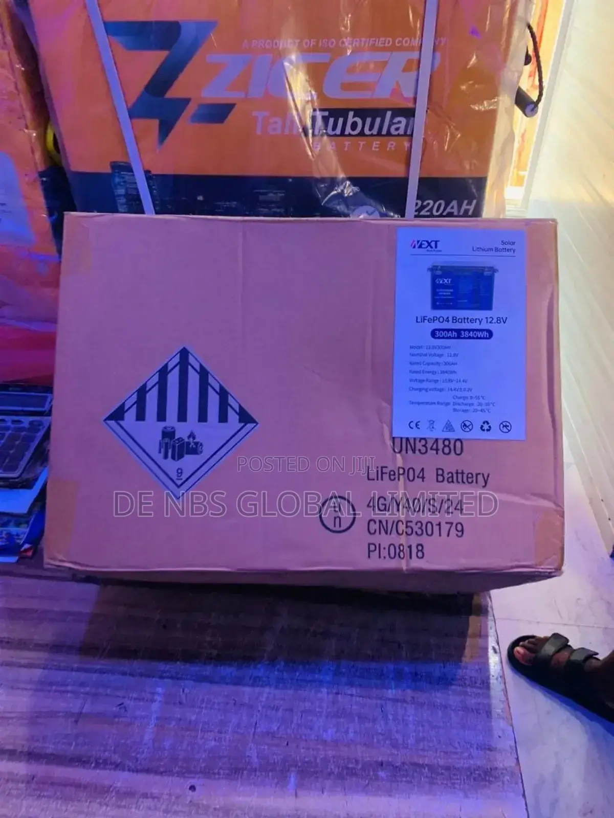 300ah 12.8v/3.8kwh Transparent Lithium Ion Battery
