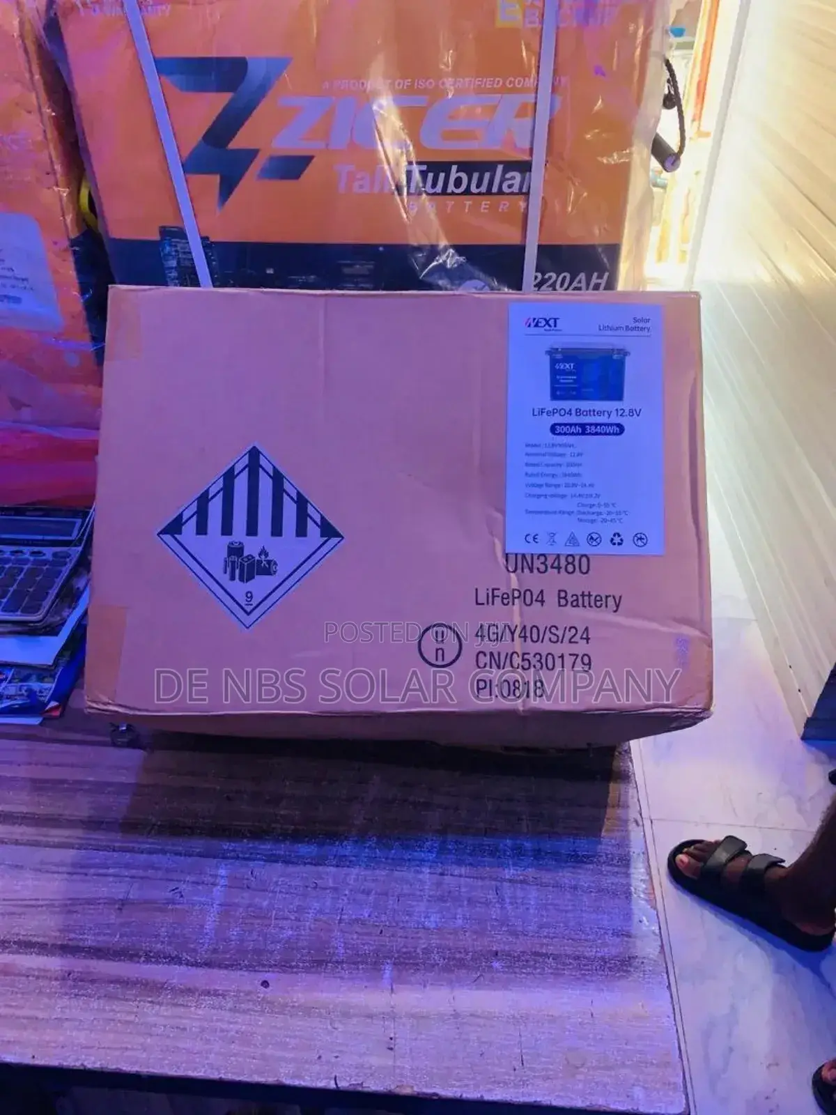 300ah 12.8v 3.8kwh Lithium Ion Phosphate Battery