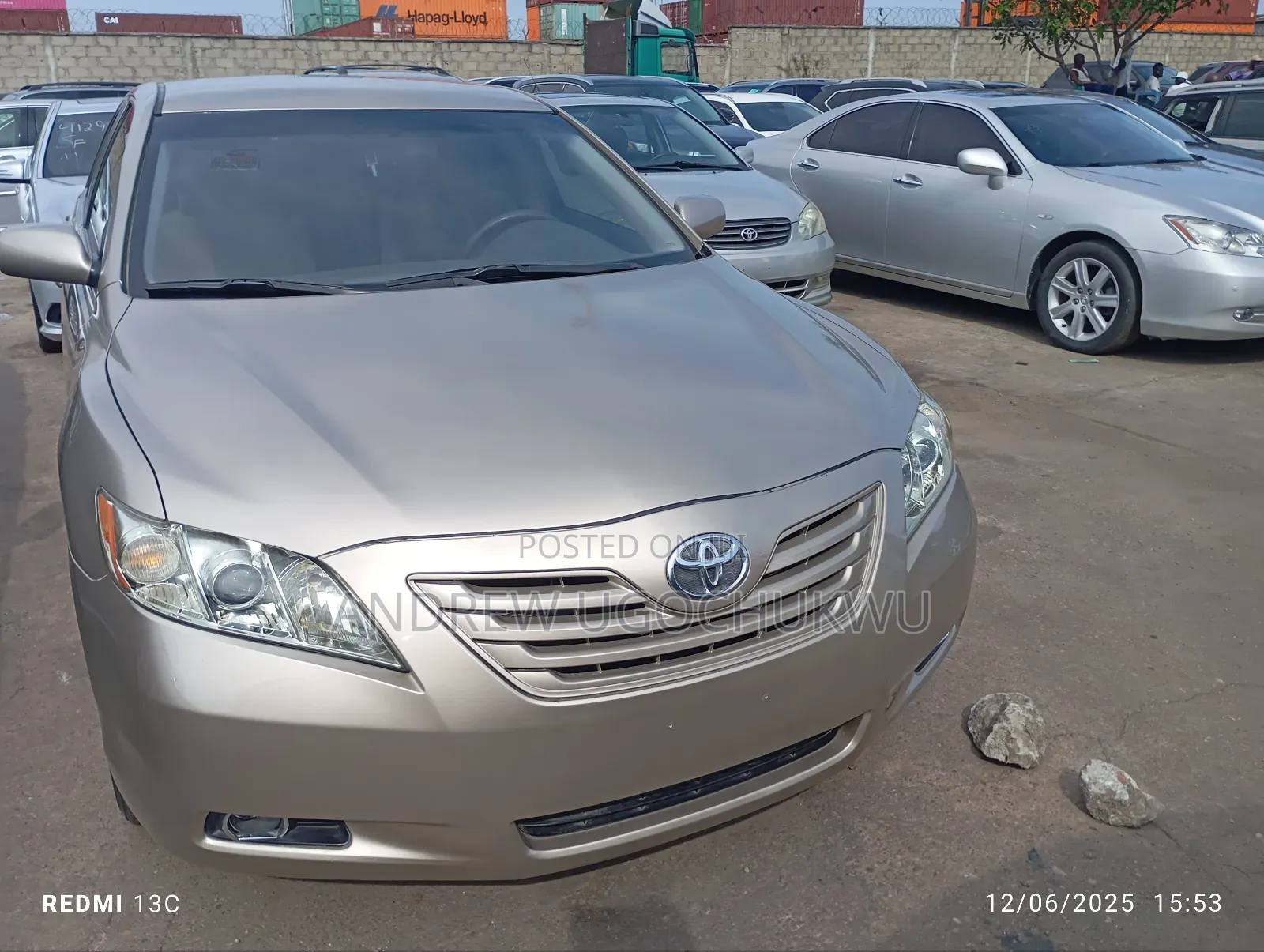 Toyota Camry 2008 Gold