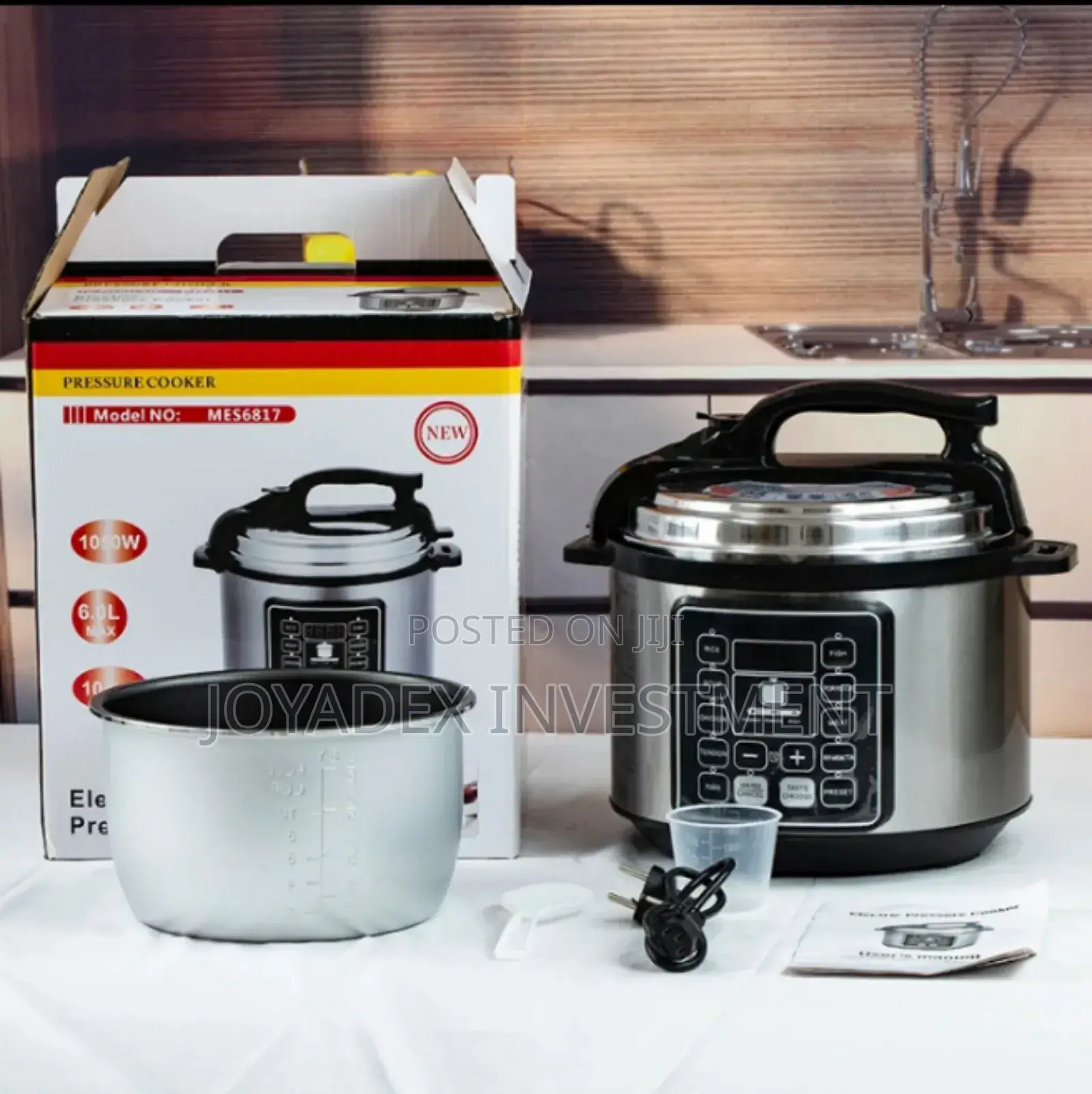Electric 6l Silver Crest Pressure Cooker