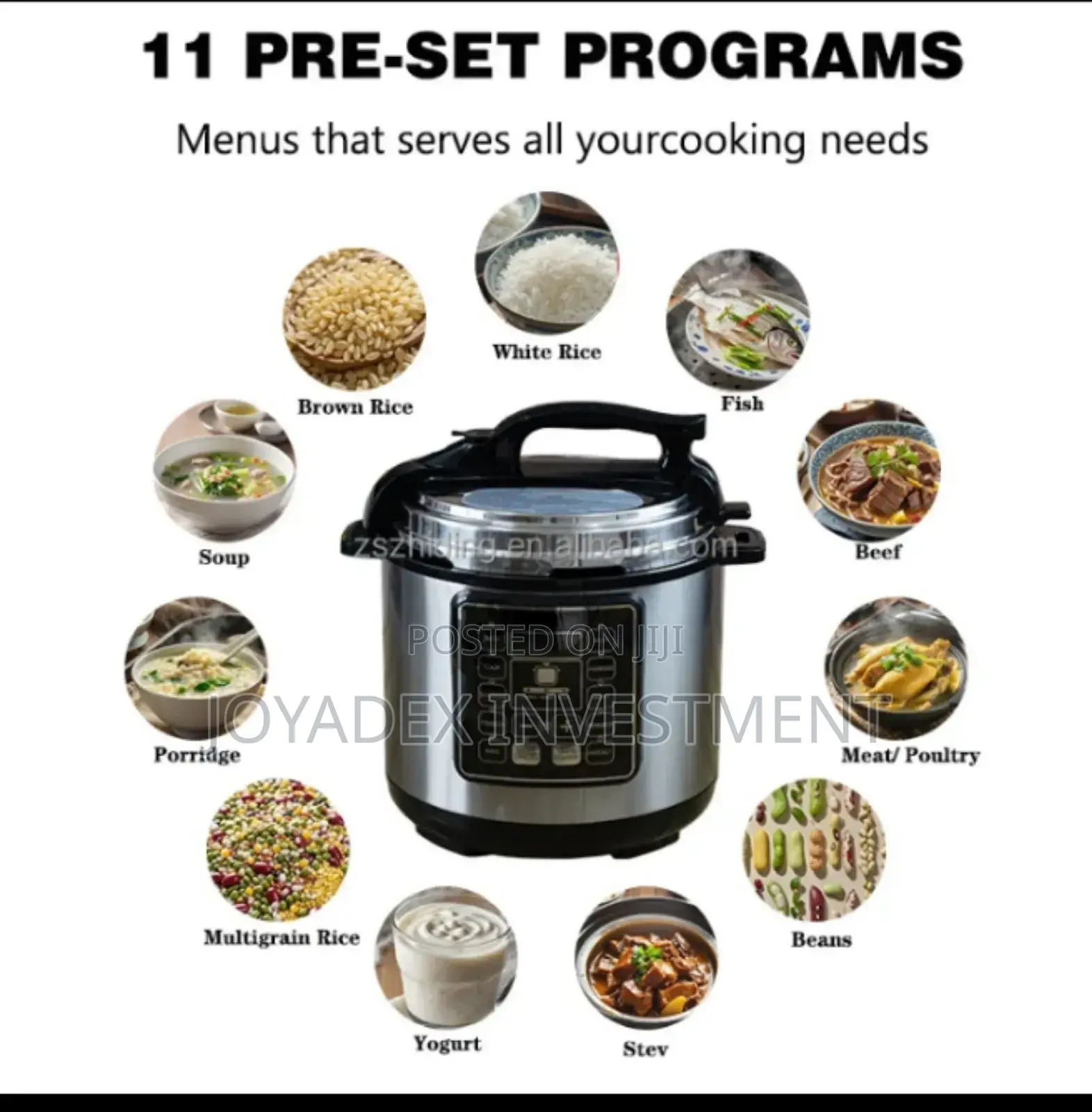 Electric 6l Silver Crest Pressure Cooker