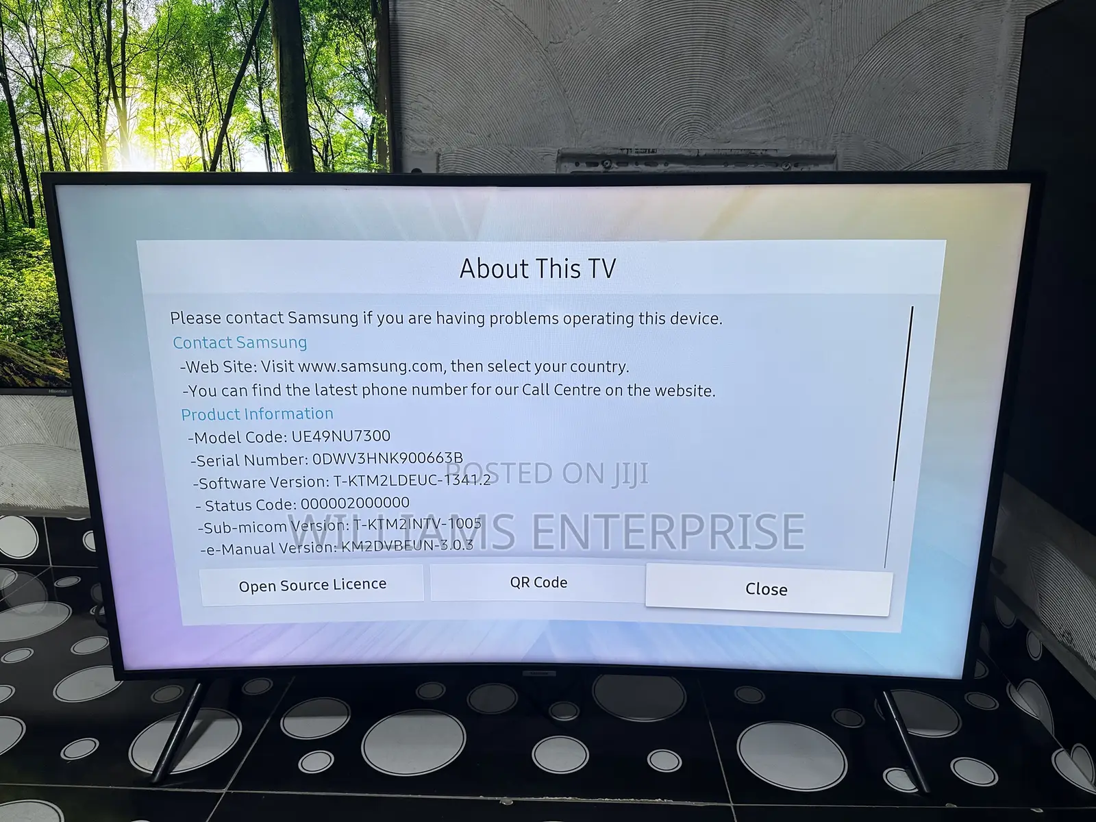 Samsung 50 Inches Smart Curved Tv