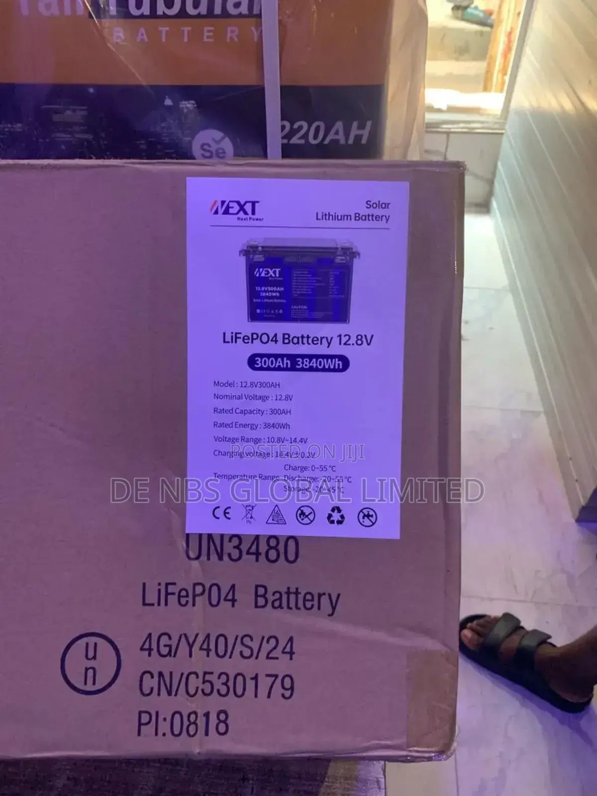 Next Power 3.8kwh 12.8v 300ah Lifepo4 Lithium Ion Battery