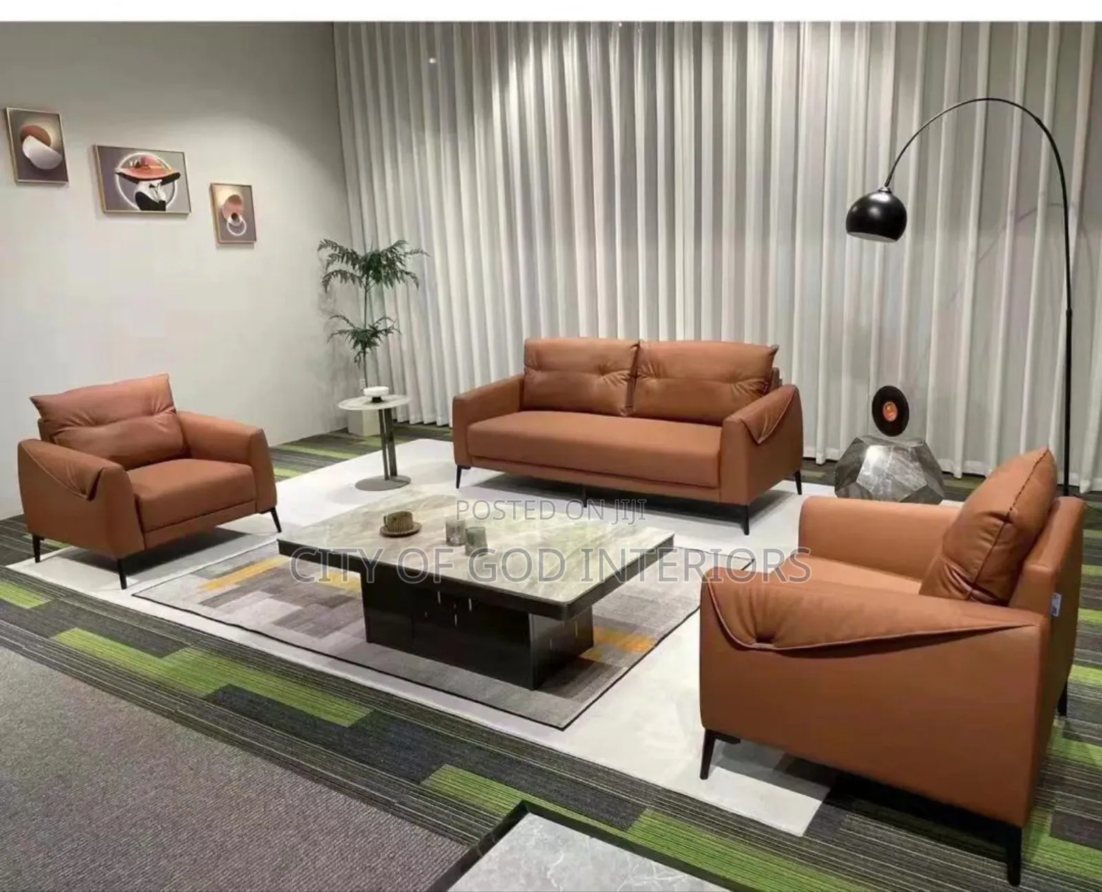 Unique Comfort Sofa Chair With Quality Leather