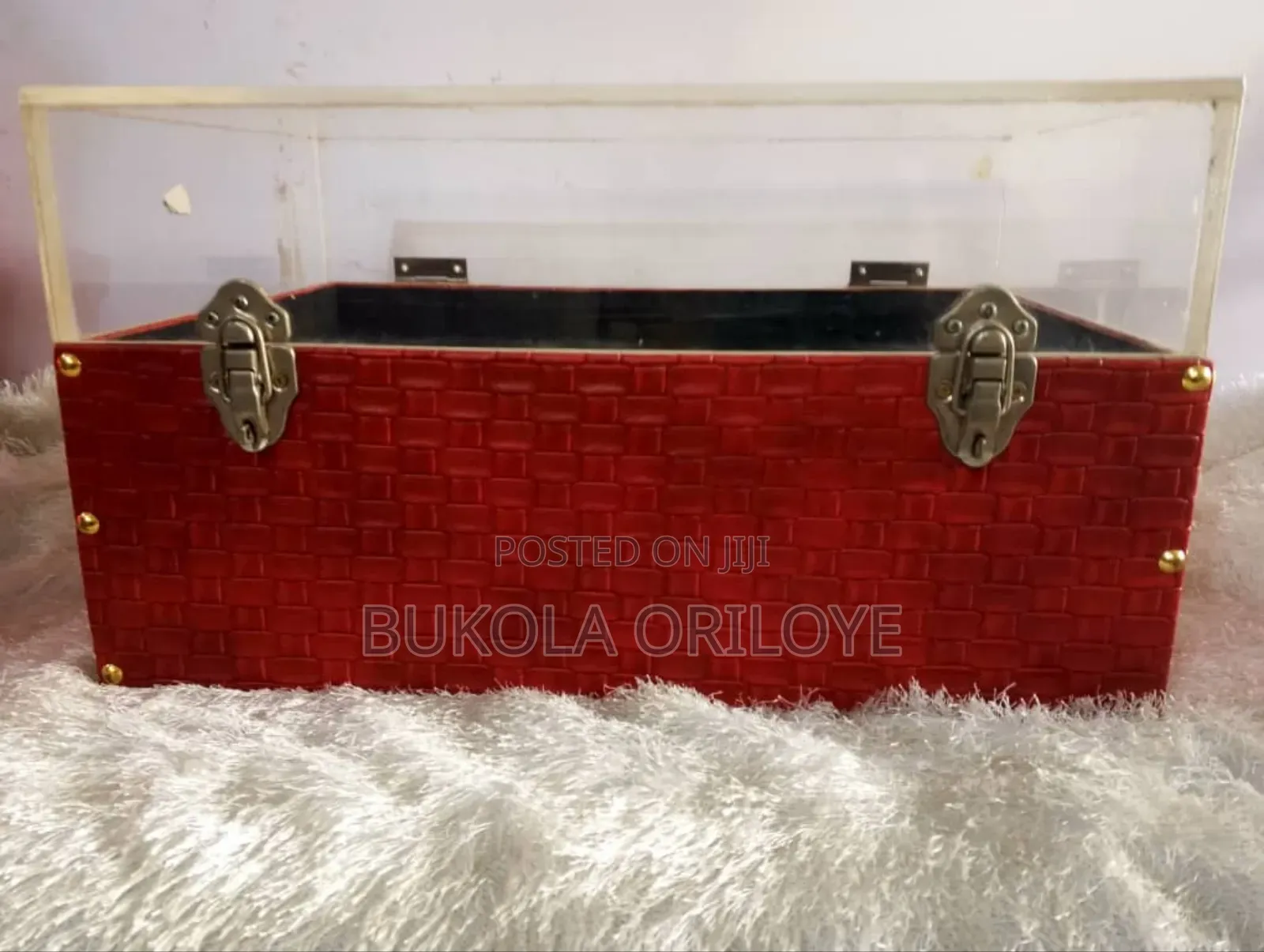Red Trunk With Acrylic Cover
