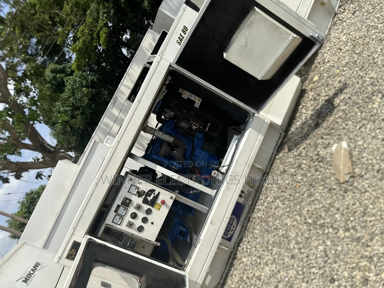 Fg Wilson 80kva Soundproof Diesel Generator Used