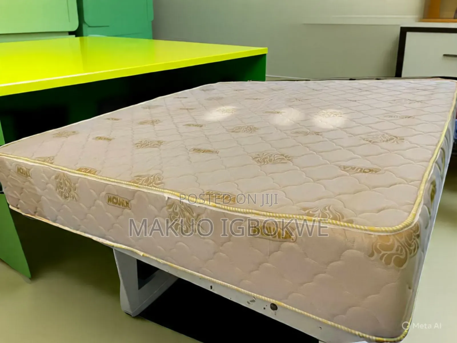 Oh.Luxury Semi Orthopedic 6ft by 6ft by 8inches King's Size