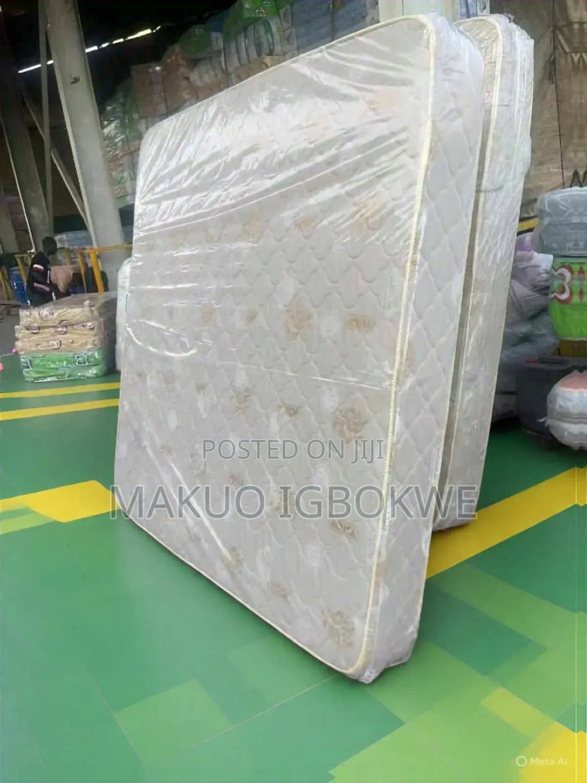 Oh.Luxury Semi Orthopedic 6ft by 6ft by 8inches King's Size