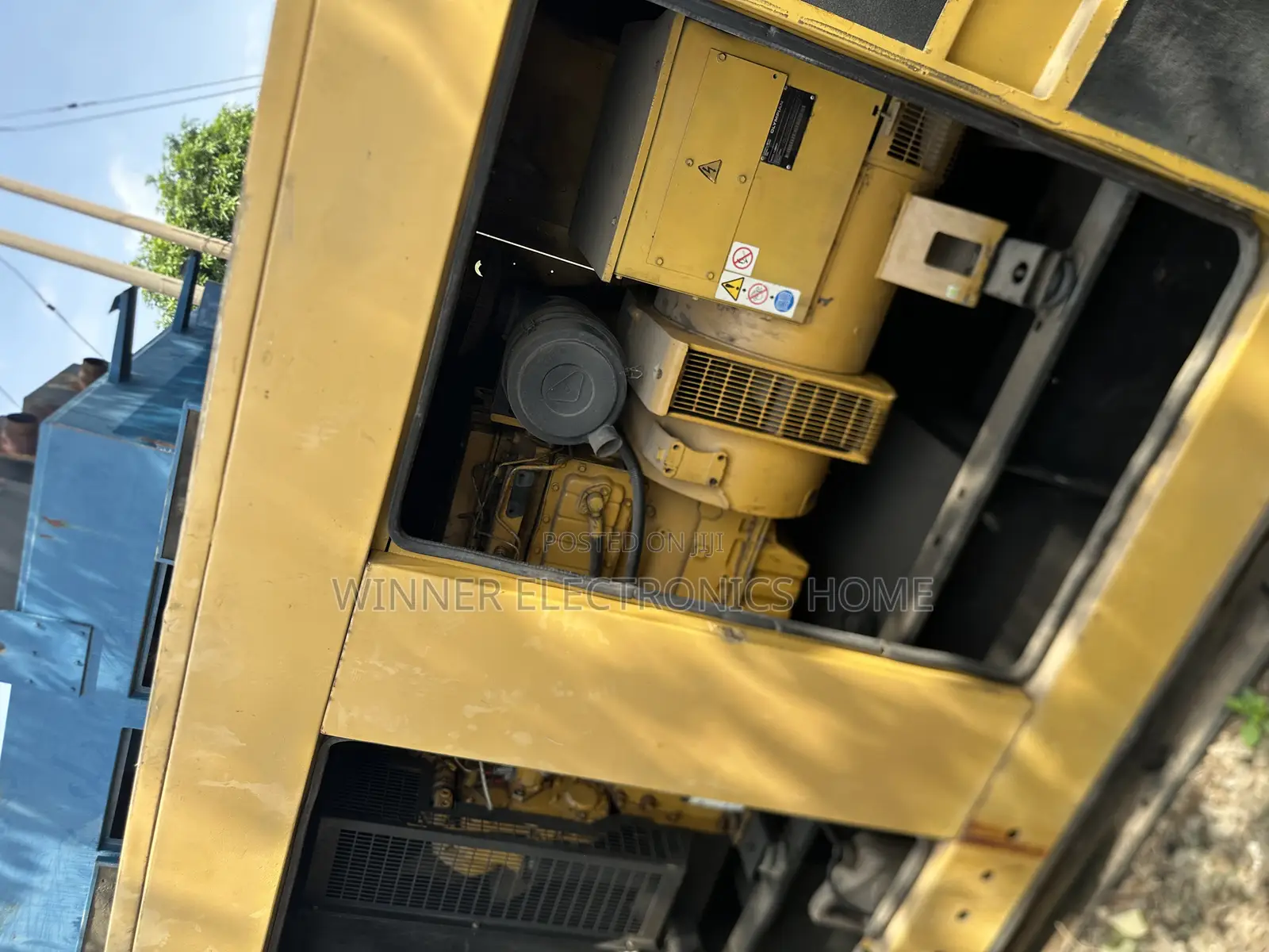 Cat 100kva Soundproof Generator Used