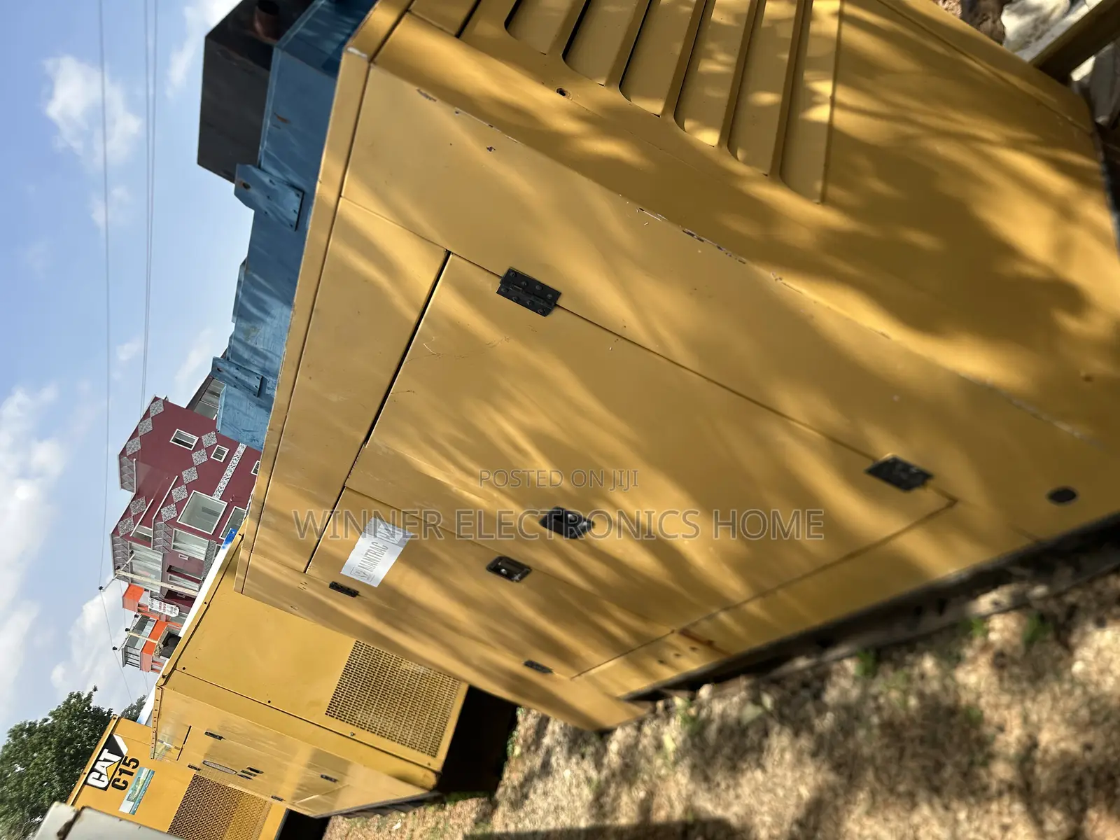 Cat 100kva Soundproof Generator Used