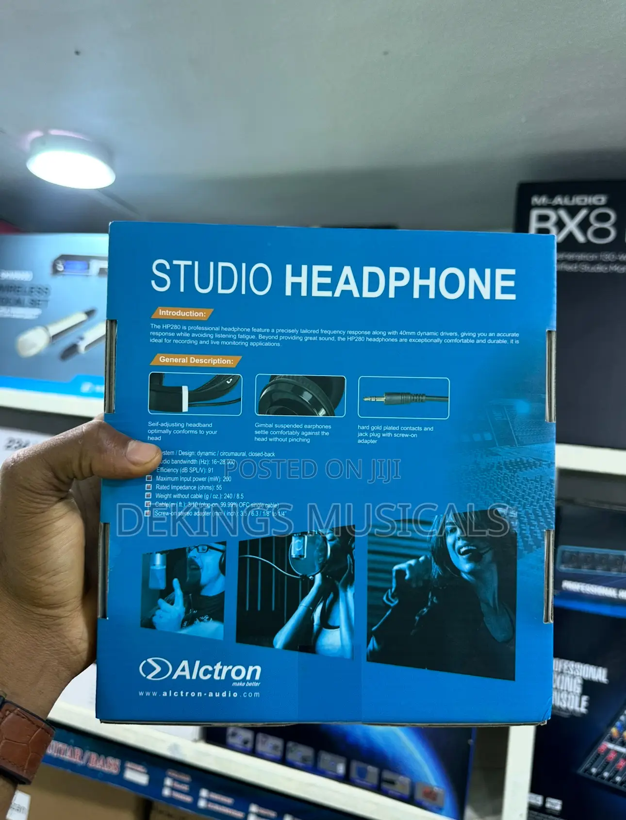 Alctron Hp‐280 Closed‐Back Studio Headphones