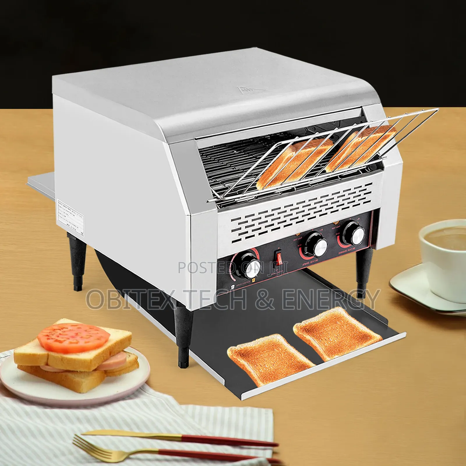 Conveyor Toaster – High Capacity, Stainless, Adjustable Heat