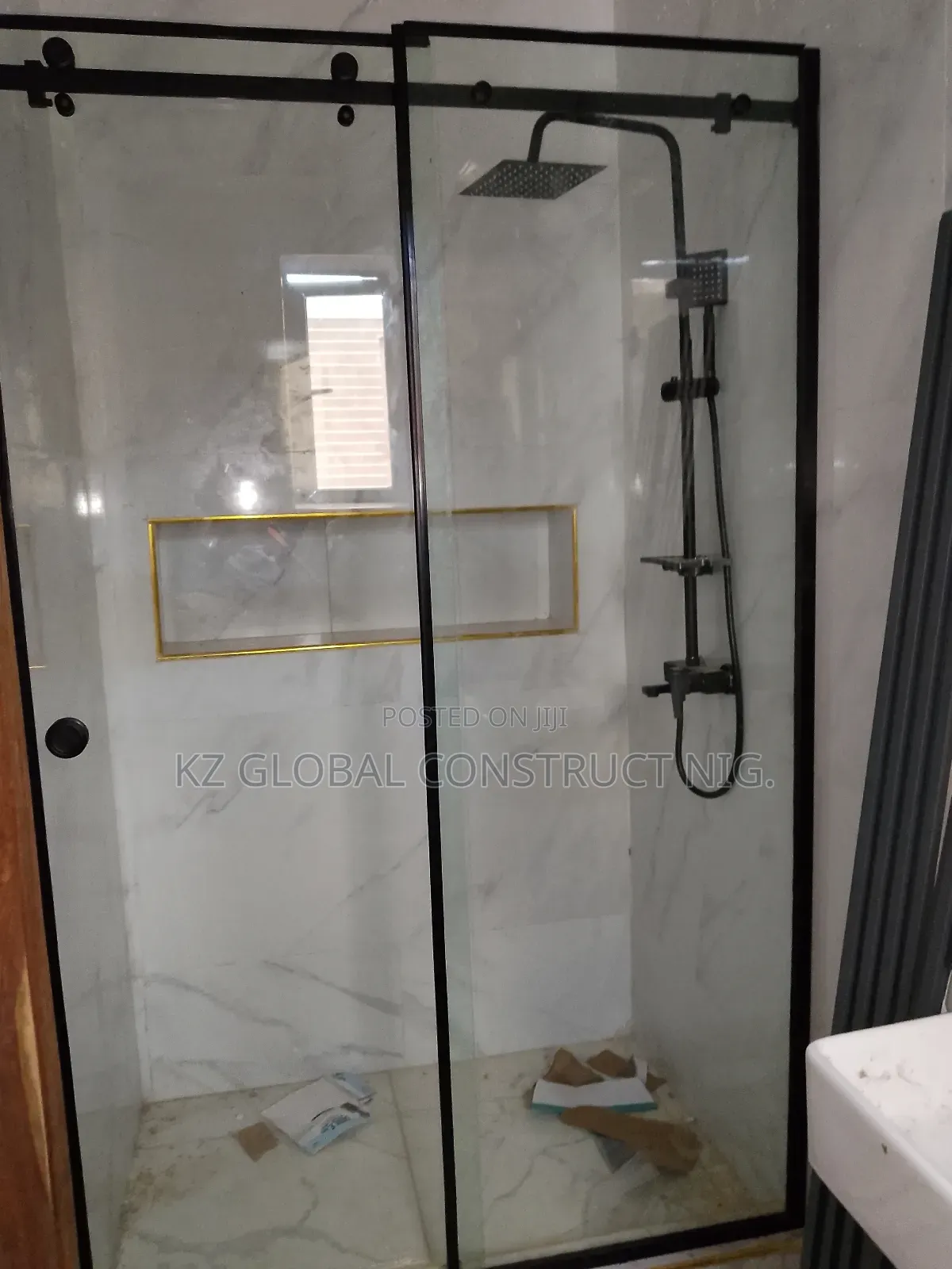 Sliding Frameless Shower Cubicle 2