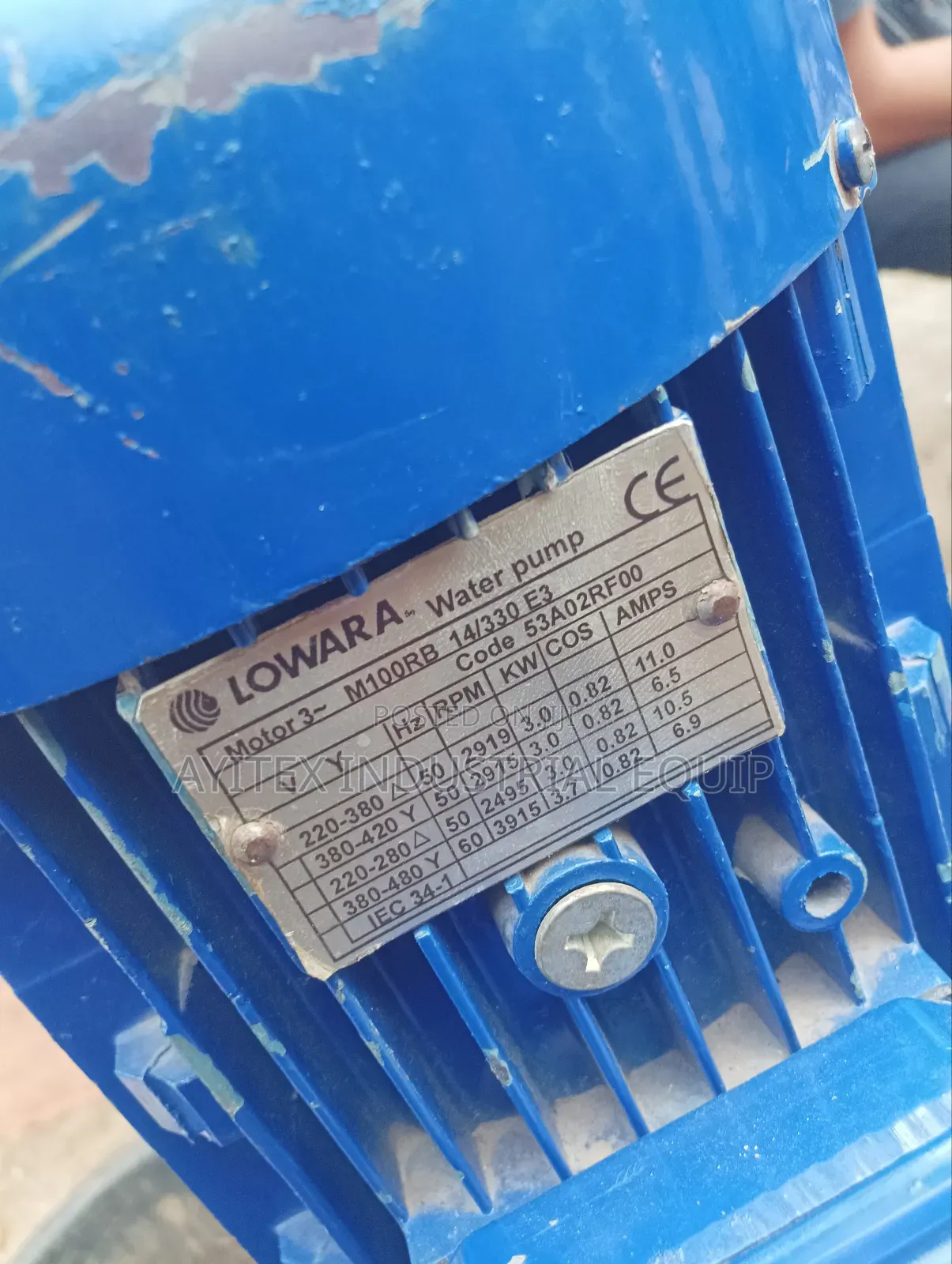 Vertical Pump 4hp High Speed 3phase