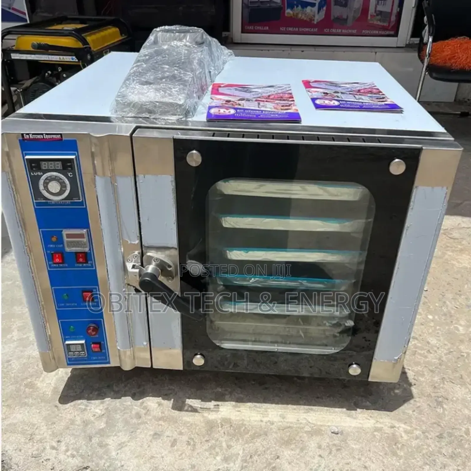 Nansa 5-Tray Commercial Convection Oven With Steam Timer
