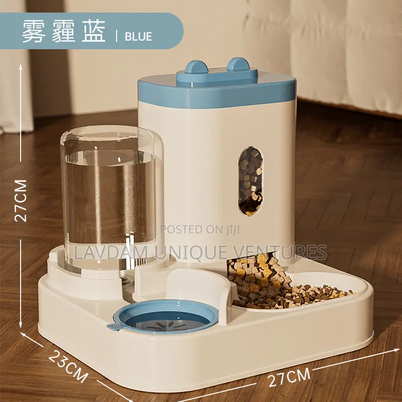 2-in-1 Automatic Pet Feeder Water Dispenser for Cats Dogs