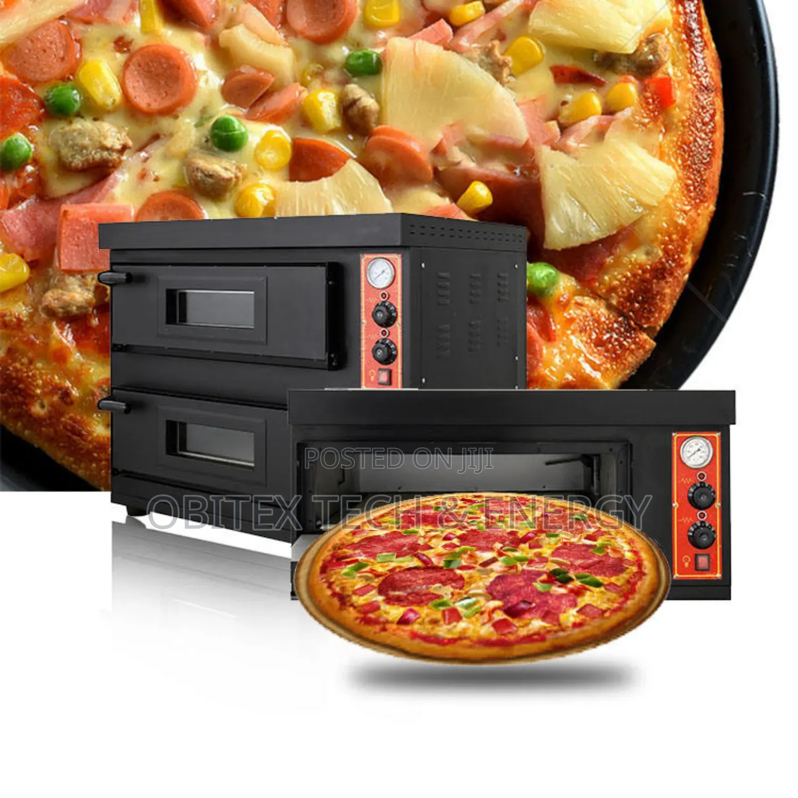 Double-Deck Electric Pizza Oven | Bakery Oven | 2-Tray