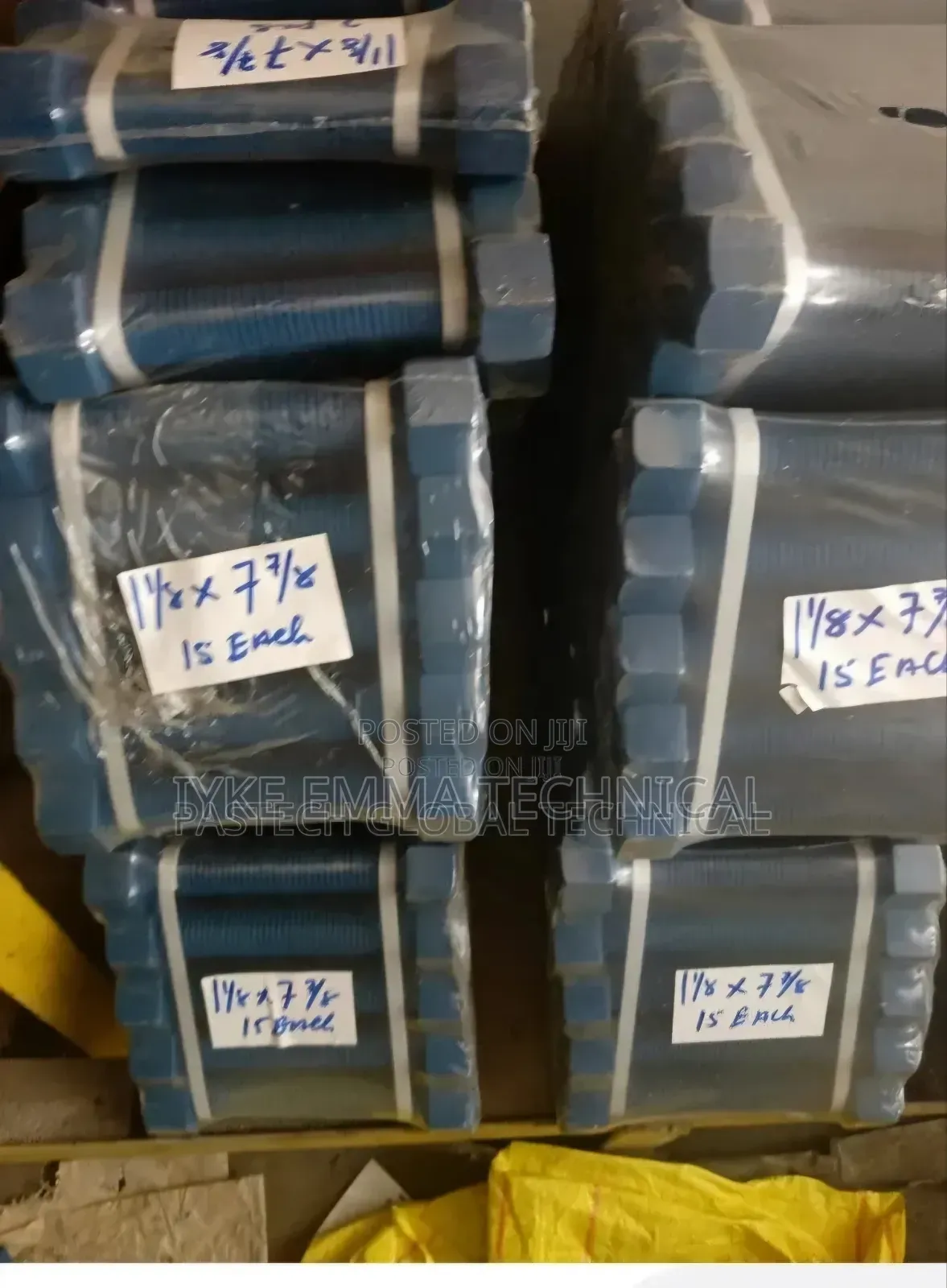 Teflon Coated Stud Bolt Gr-B7/ 2h (1-1/8" X 7-7/8" Lg)