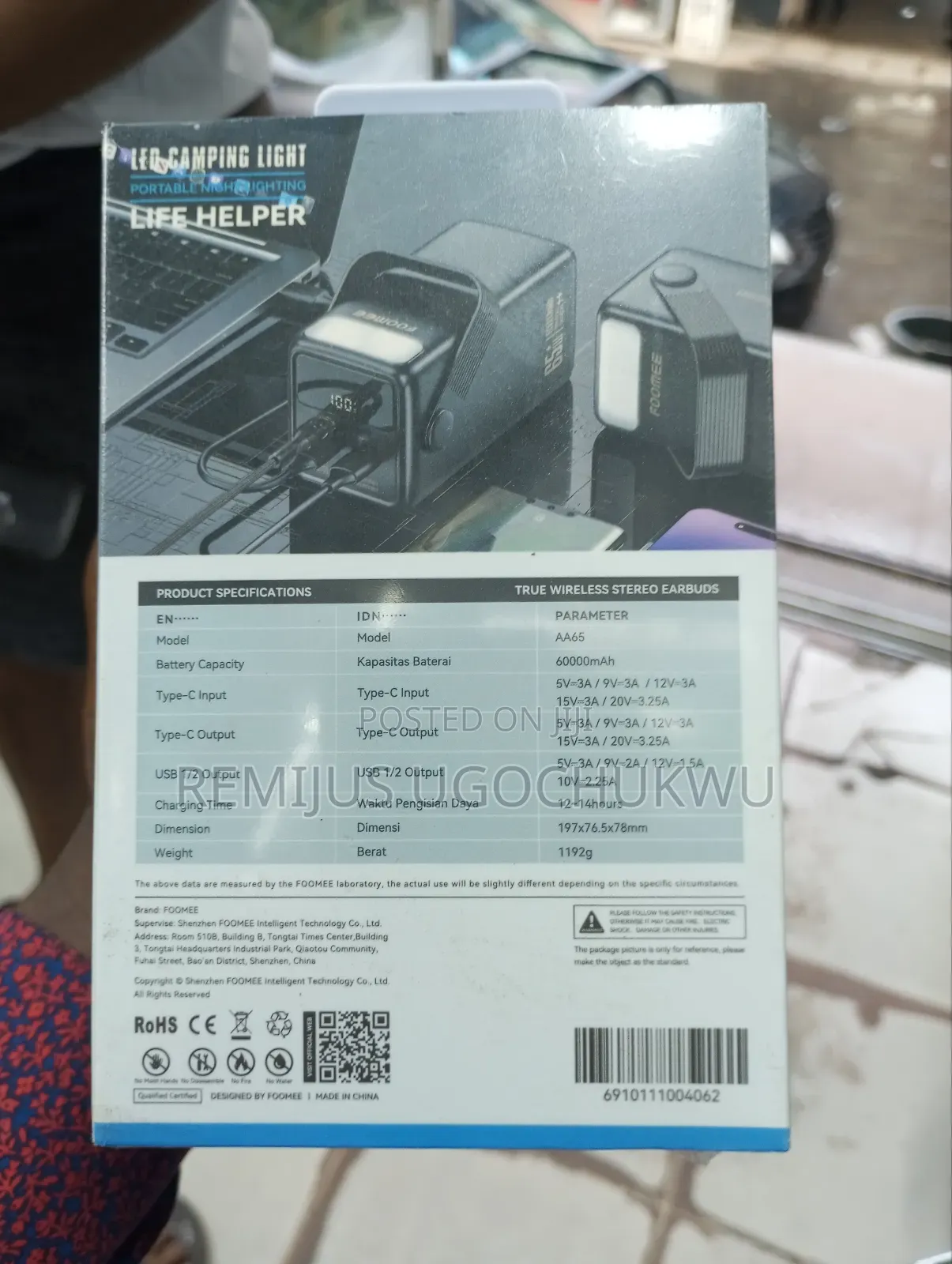 Laptop Power Bank 60,000mah