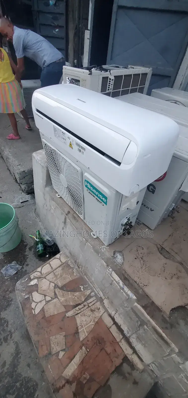 Display 1.5hp Inverter Hisense Ac Pure Tokunbo