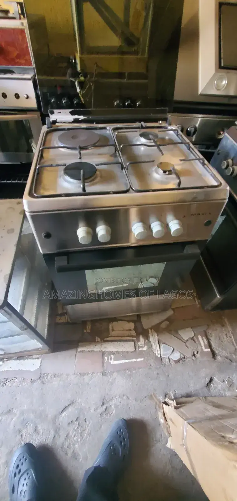 60by60 Cm Standard Tokunbo Gas Cooker With Gas Oven and Gril