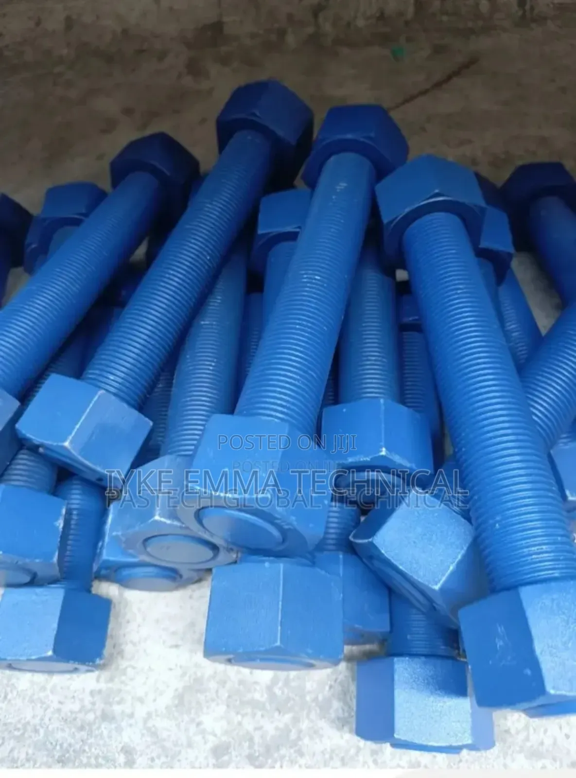 1-1/2" X 300mm Teflon Coated Stud Bolt With Grade B7 and 2h