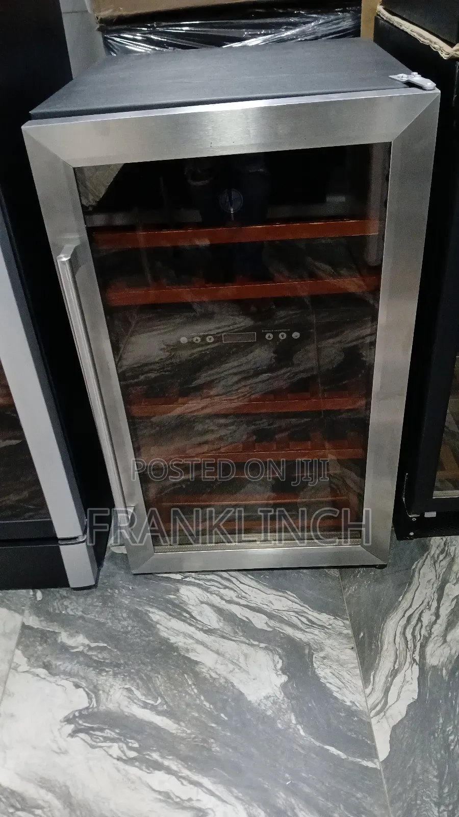 Dual Zone Wooden Shelf Wine Chiller