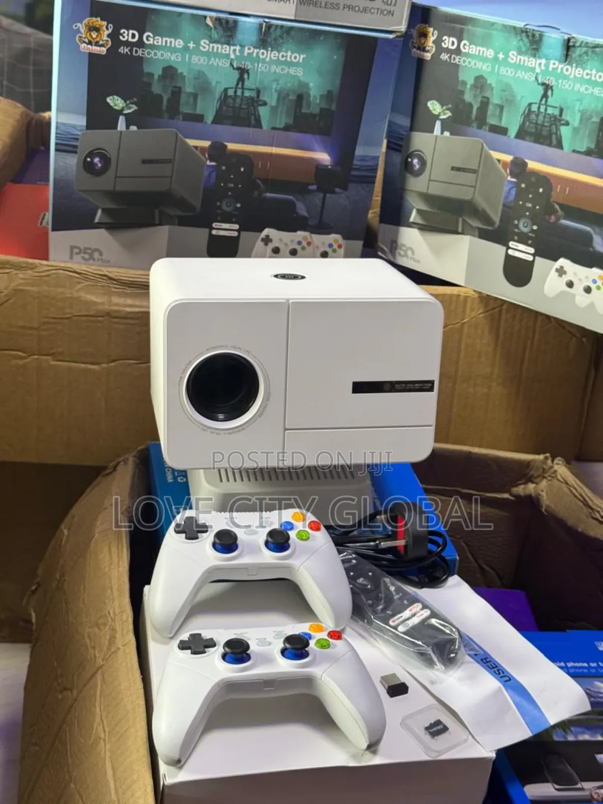 P50max Autofocus Gaming Projector FHD 150" 800ansi Lumen