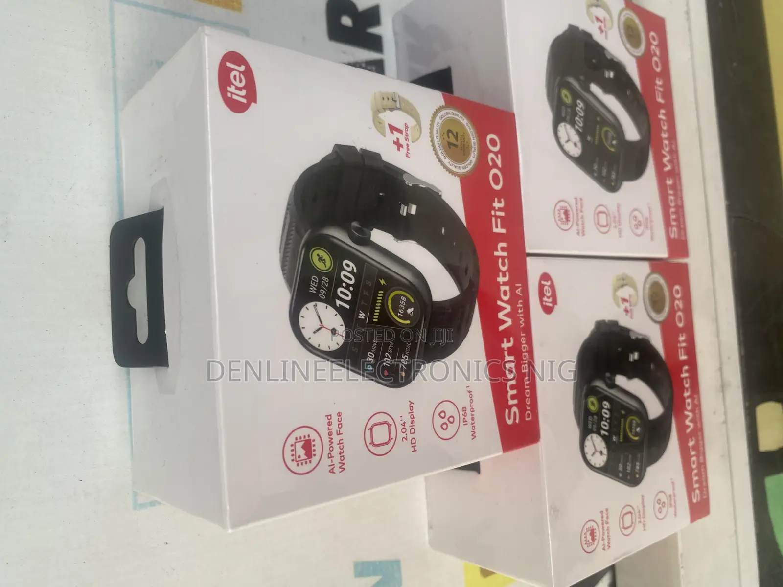 Itel Smart Watch Fit 020 Multifunction With Double Straps .