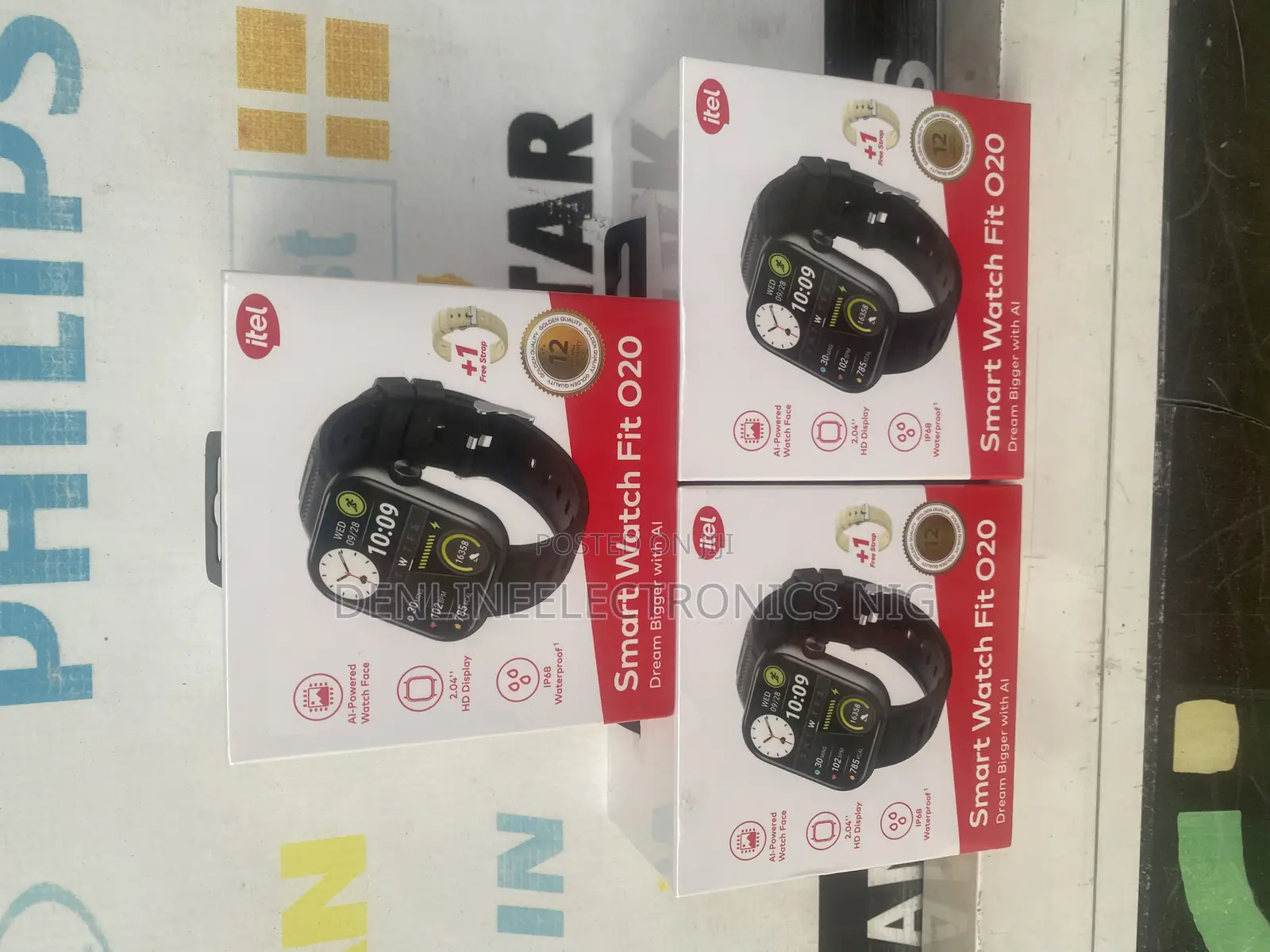 Itel Smart Watch Fit 020 Multifunction With Double Straps .