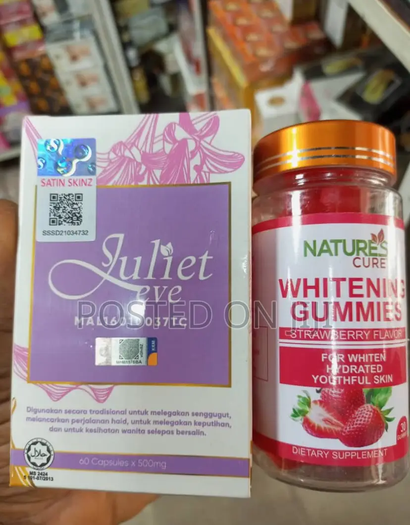 Juliet Eve Capsule and Whitening Gummies