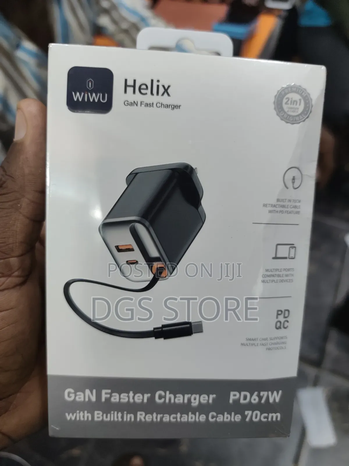 Wiwu Helix Gan Faster Pd 67w Charger