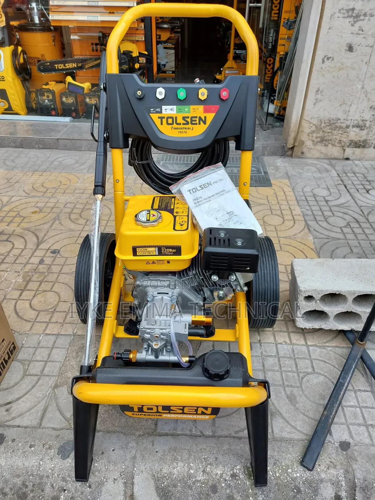 Tolsen Petrol High Pressure Washer (Heavy Duty) With 7 Hp