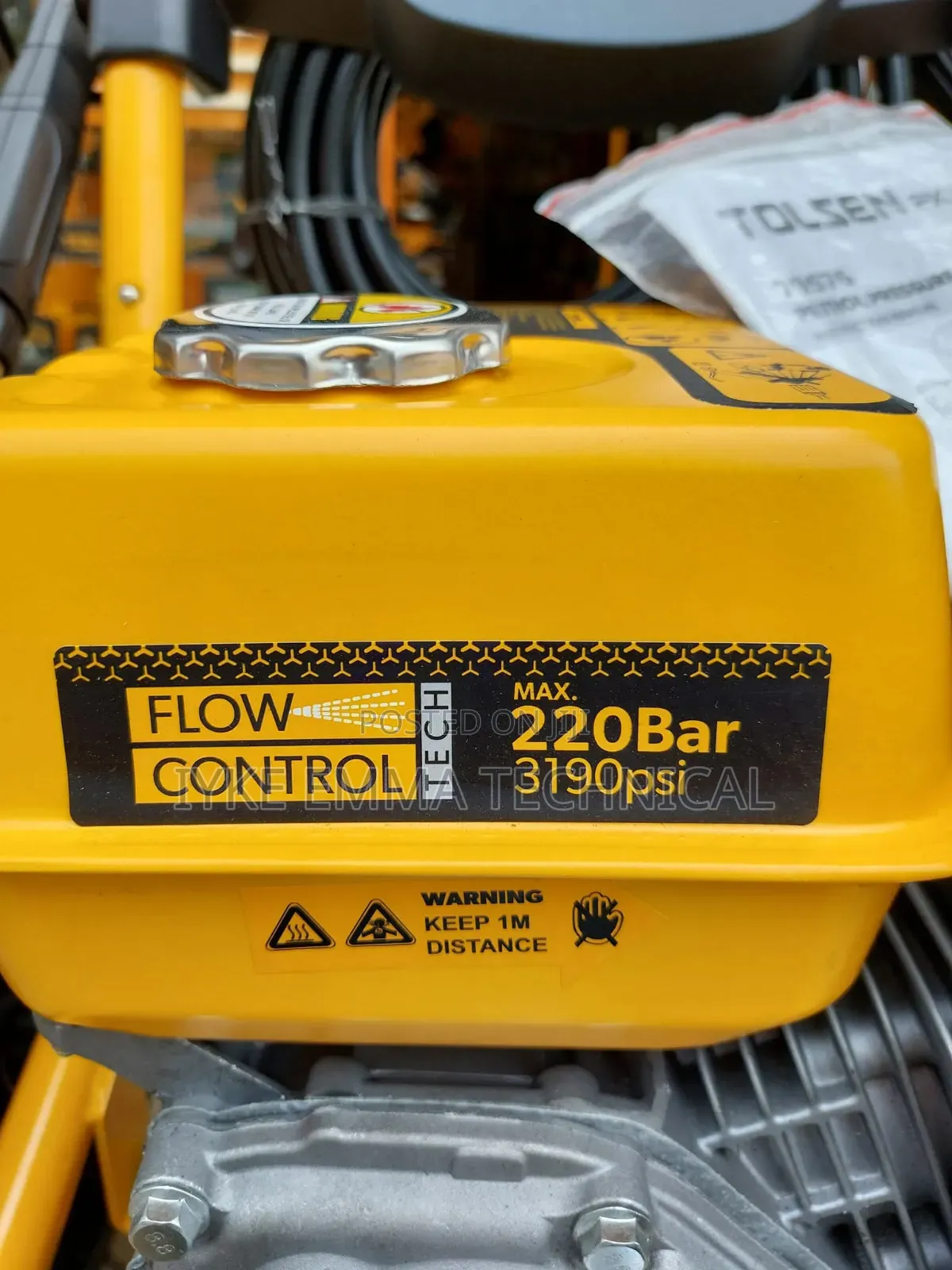 Tolsen Petrol High Pressure Washer (Heavy Duty) With 7 Hp