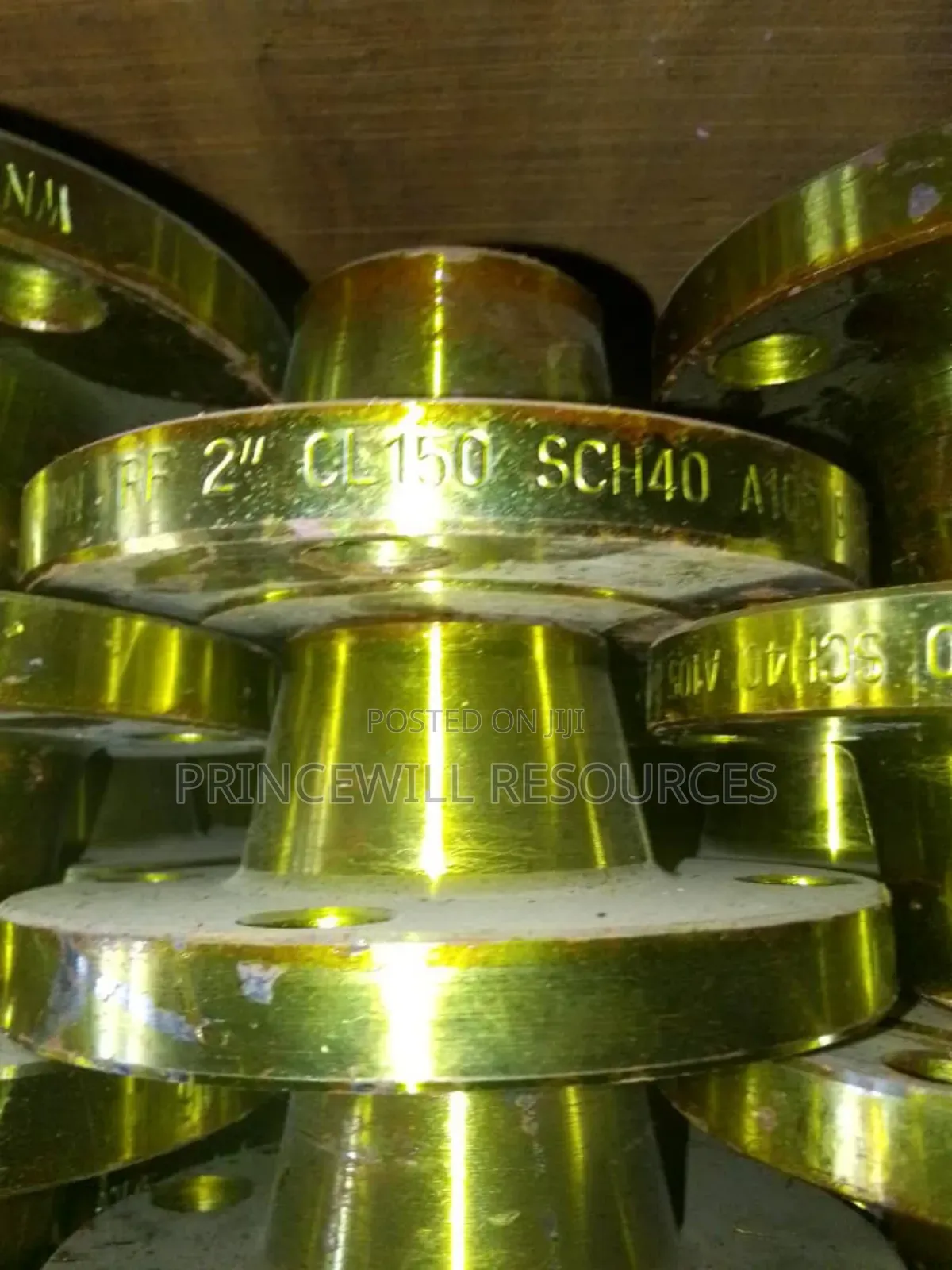 Wide Neck Flange Oil Line.