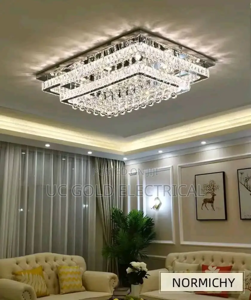 Modern Luxury Crystal Led Chandelier for Living Room Bedroom